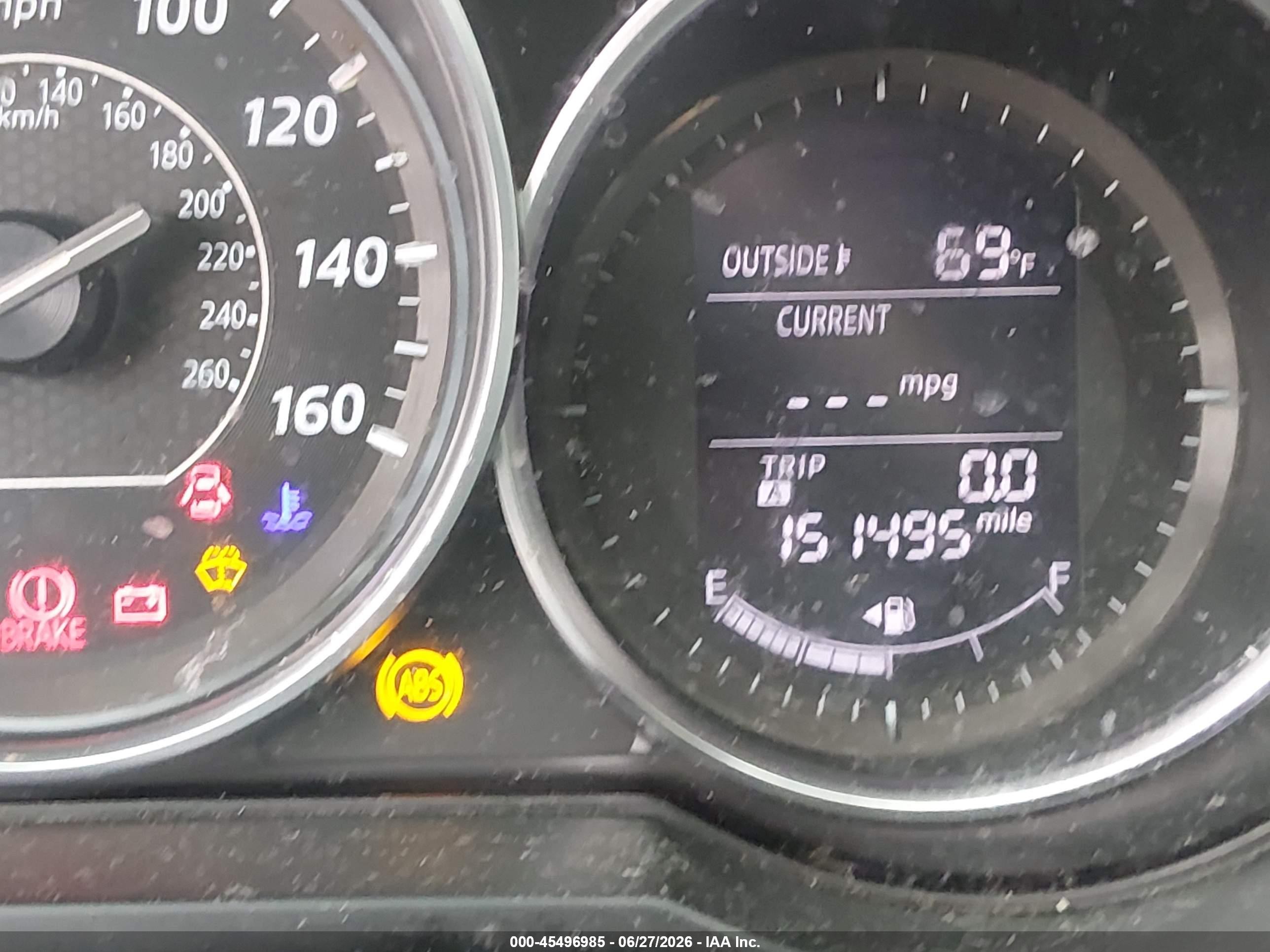 2015 Mazda Mazda6 I Touring Dark Blue vin: JM1GJ1V57F1200429