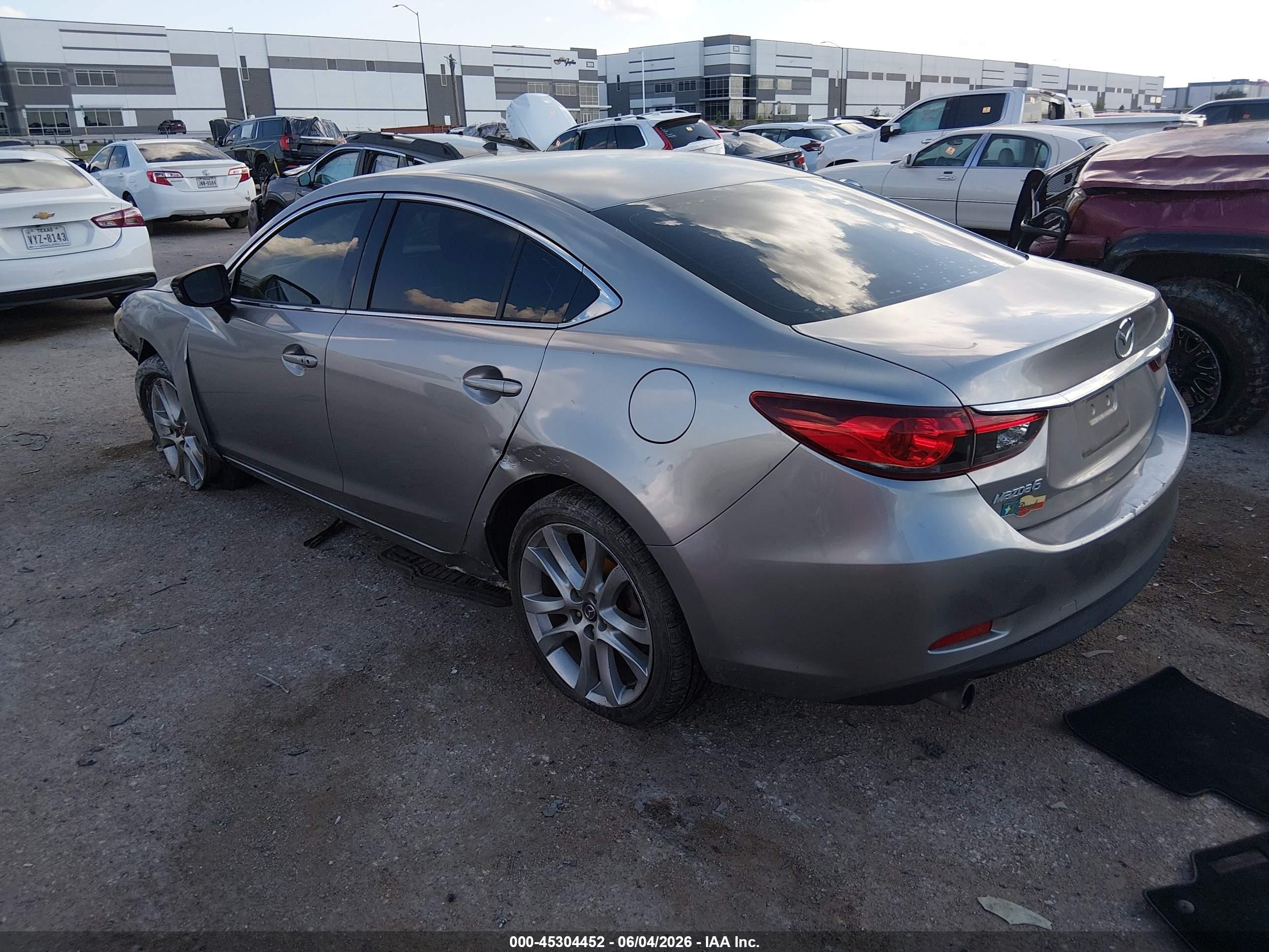2015 Mazda Mazda6 I Touring Silver vin: JM1GJ1V57F1205730