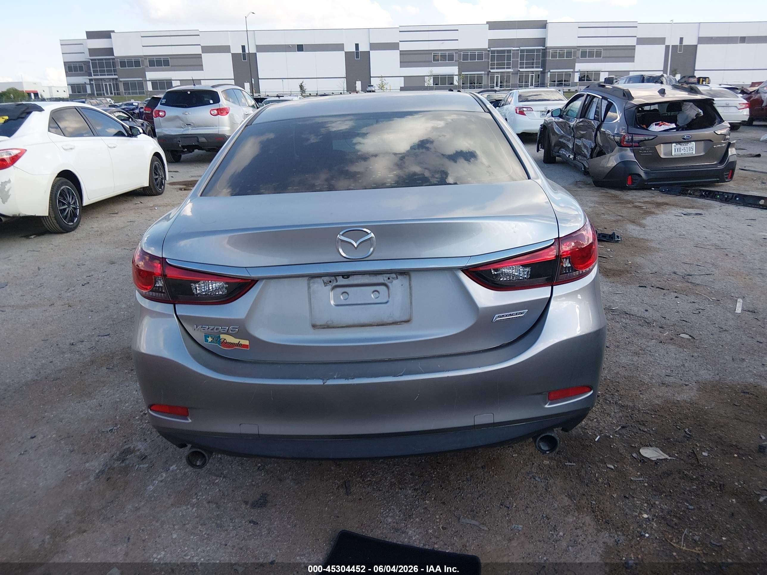 2015 Mazda Mazda6 I Touring Silver vin: JM1GJ1V57F1205730