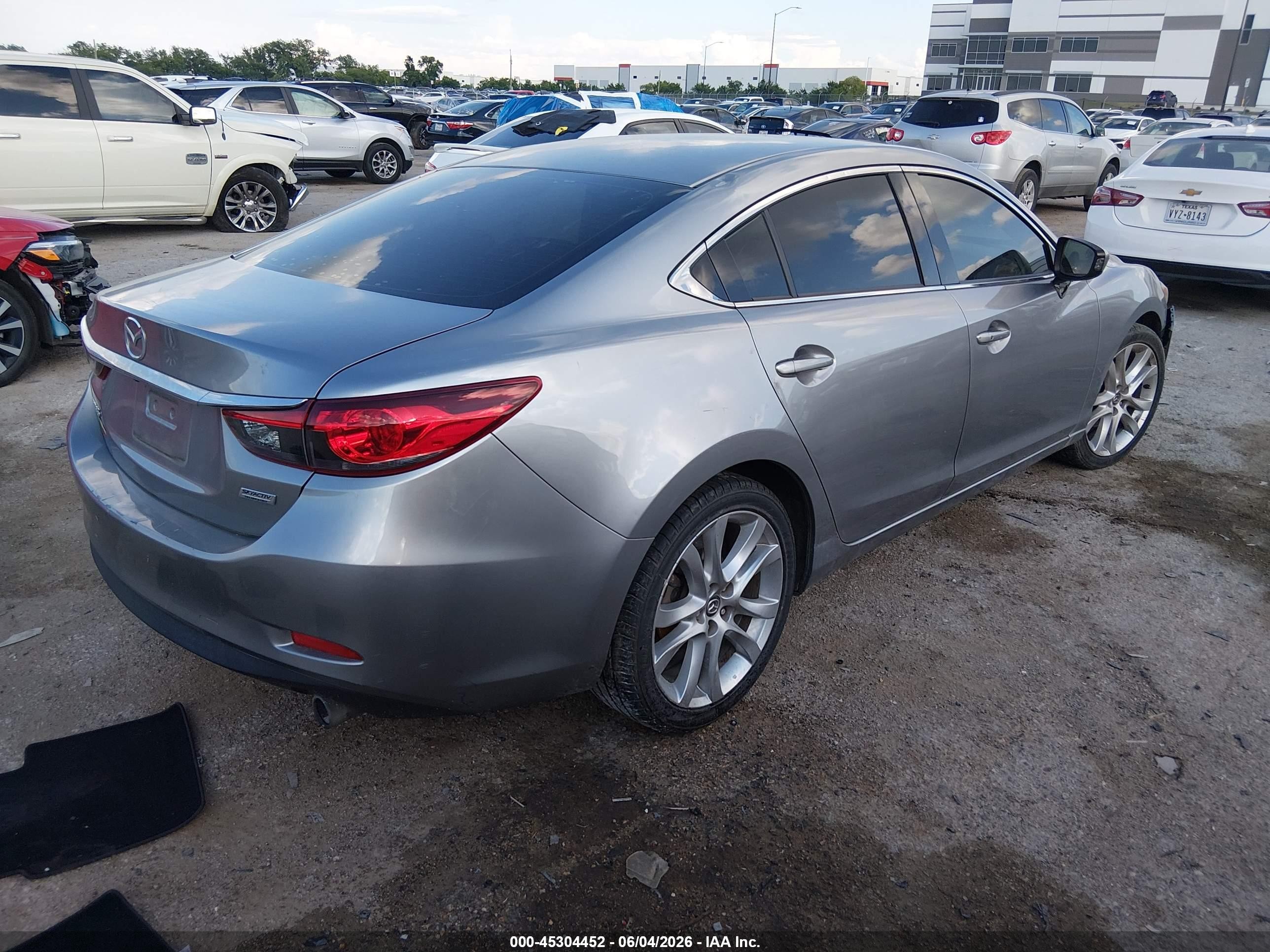 2015 Mazda Mazda6 I Touring Silver vin: JM1GJ1V57F1205730