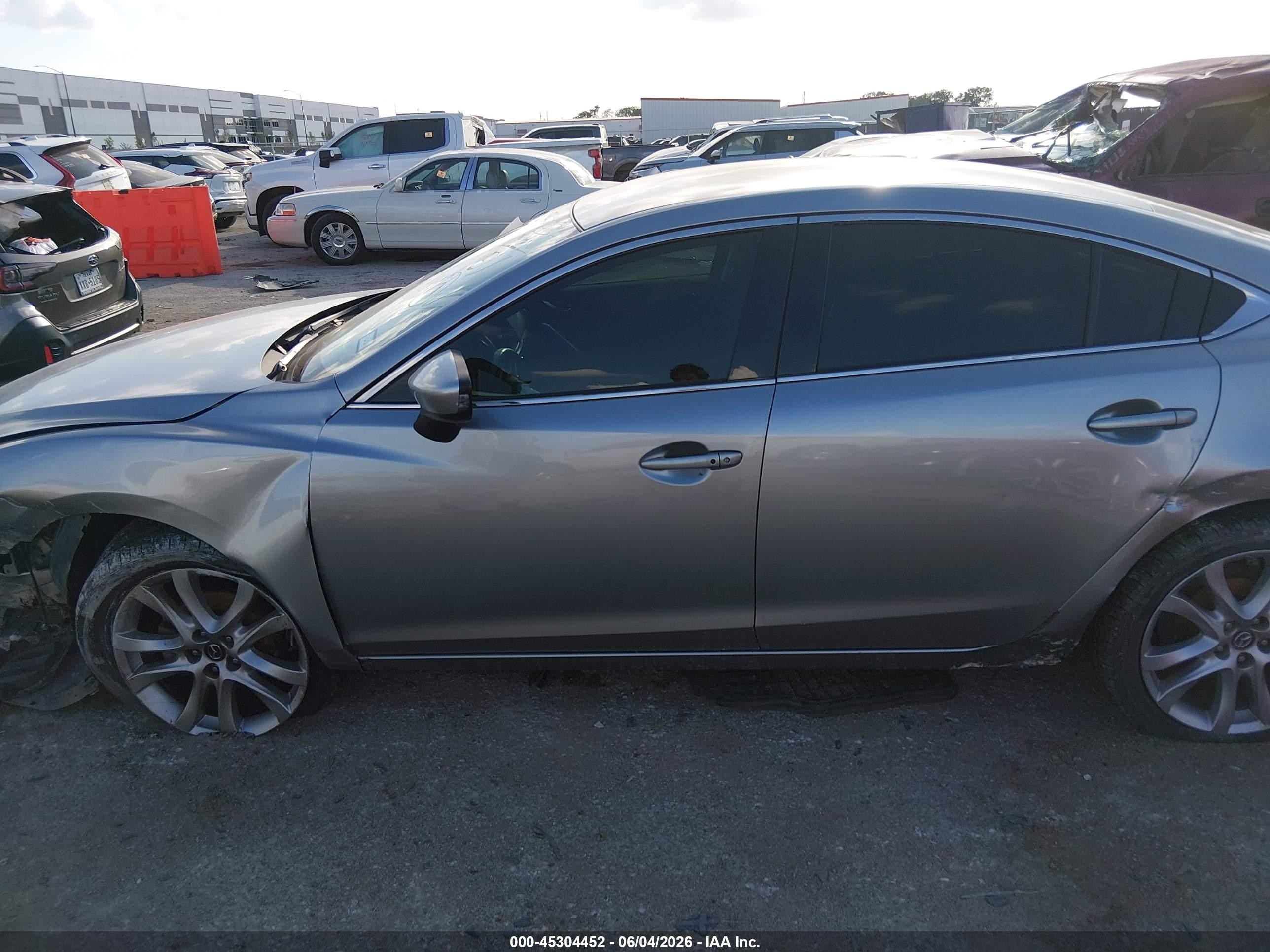 2015 Mazda Mazda6 I Touring Silver vin: JM1GJ1V57F1205730