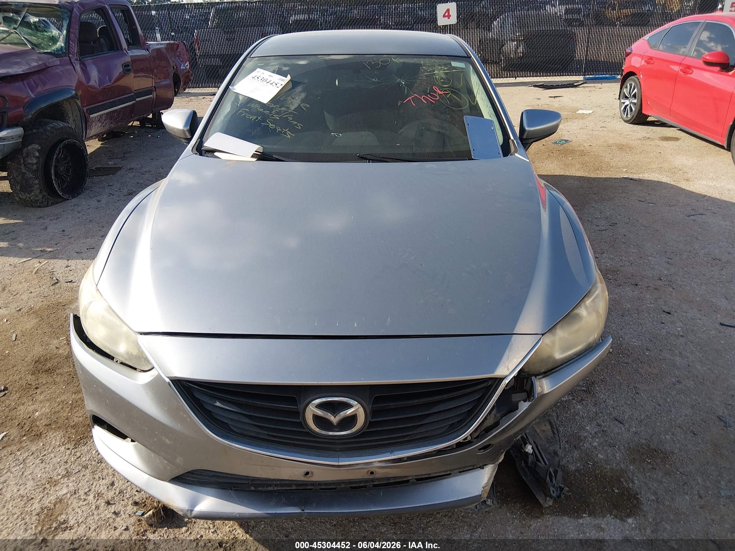 2015 Mazda Mazda6 I Touring Silver vin: JM1GJ1V57F1205730
