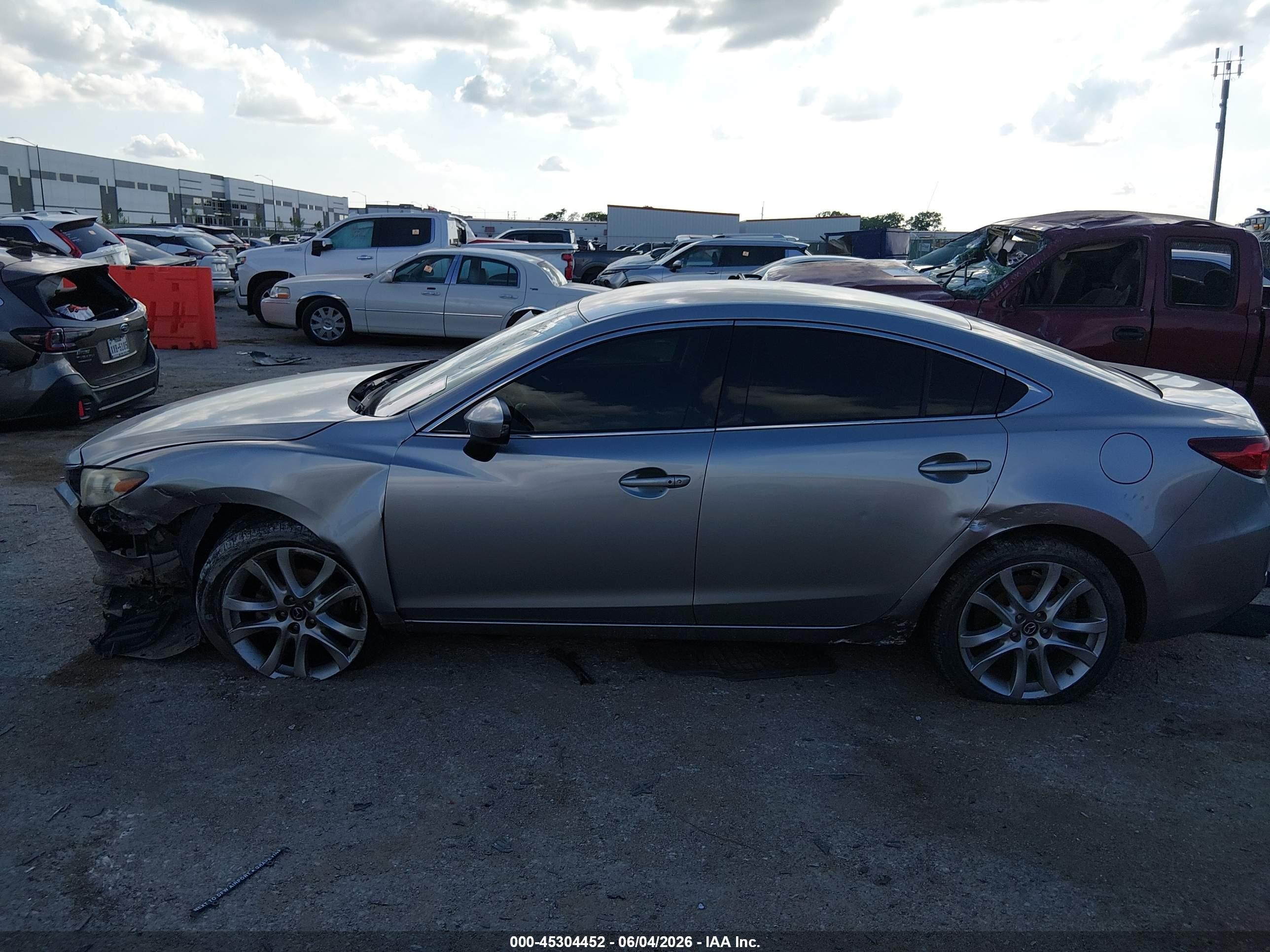 2015 Mazda Mazda6 I Touring Silver vin: JM1GJ1V57F1205730
