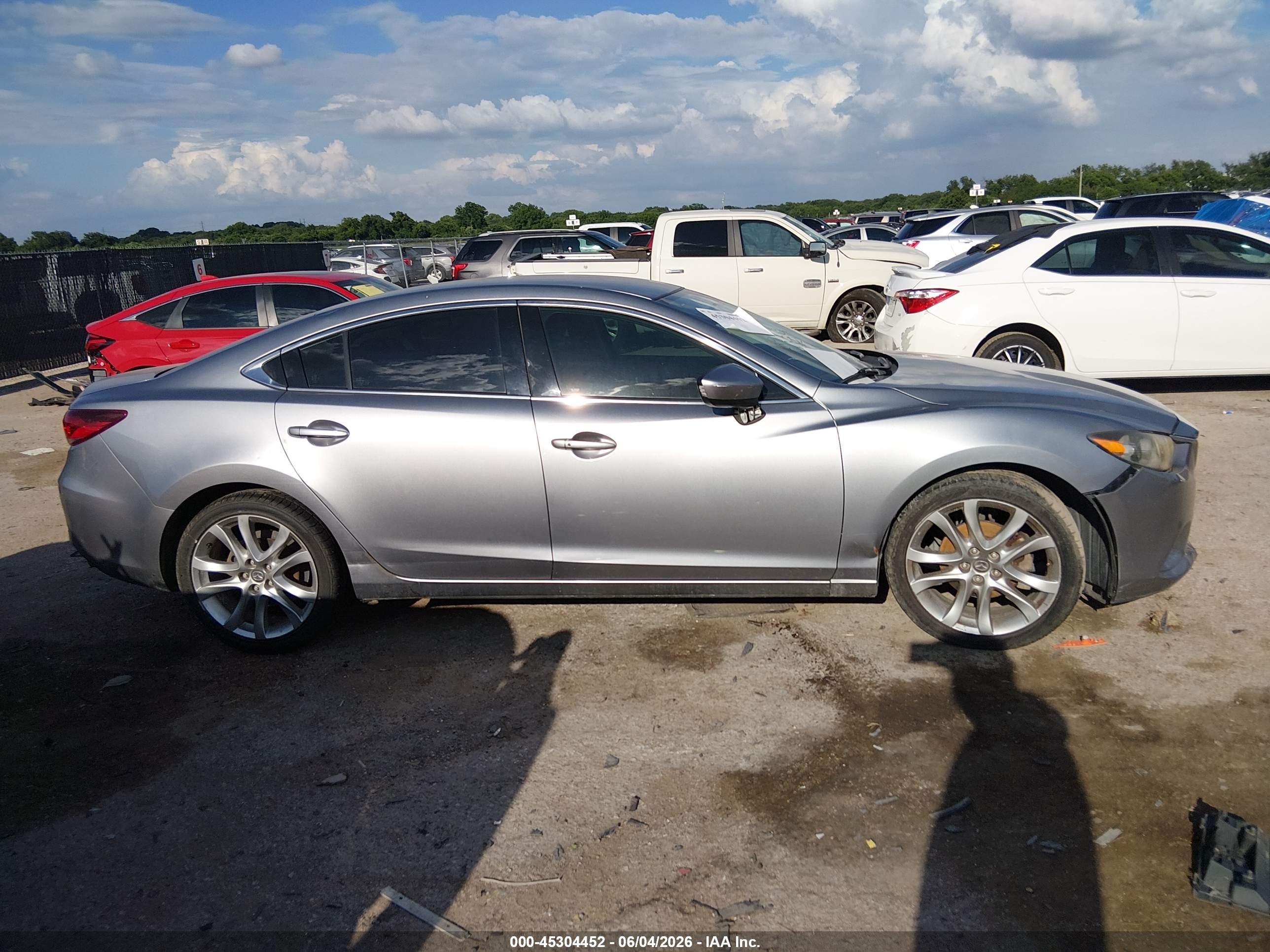 2015 Mazda Mazda6 I Touring Silver vin: JM1GJ1V57F1205730