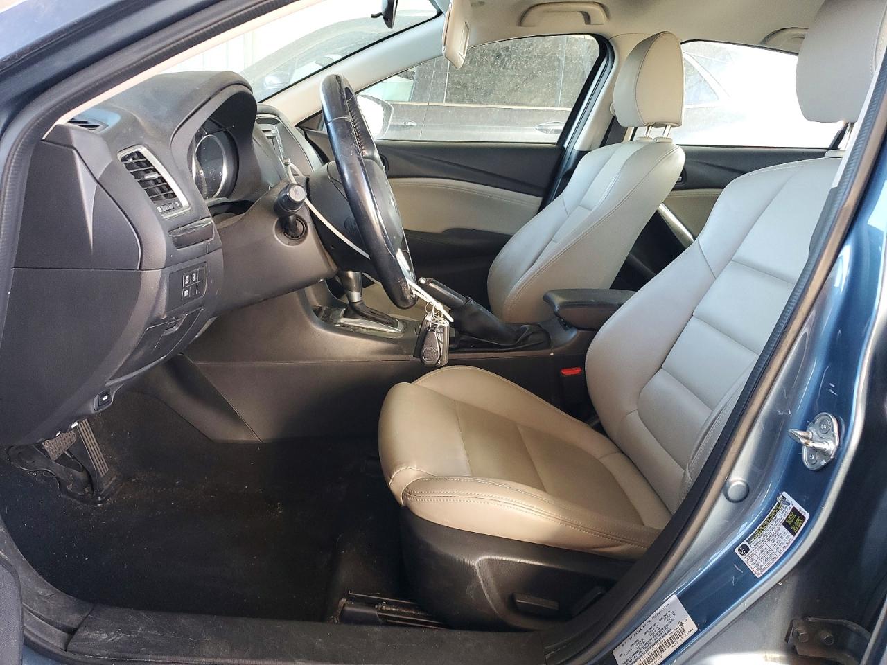 2015 Mazda 6 Touring Blue vin: JM1GJ1V57F1215898