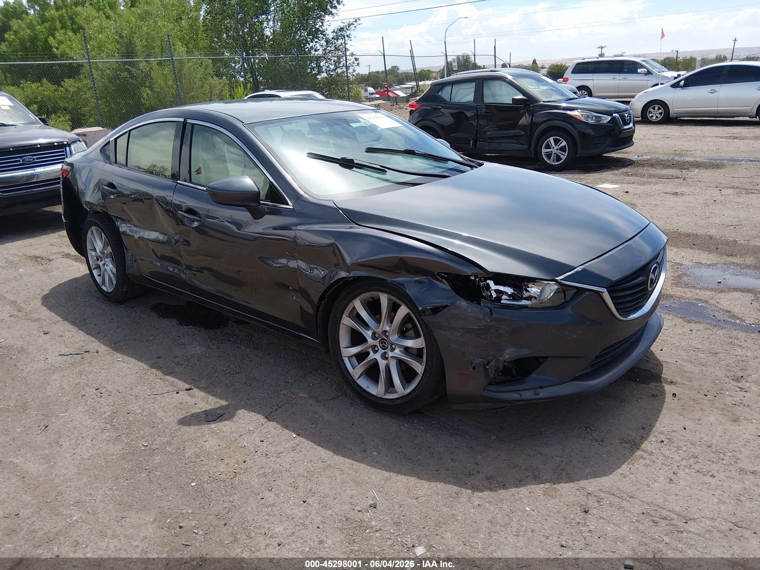 2014 Mazda Mazda6 I Touring Gray vin: JM1GJ1V58E1107174