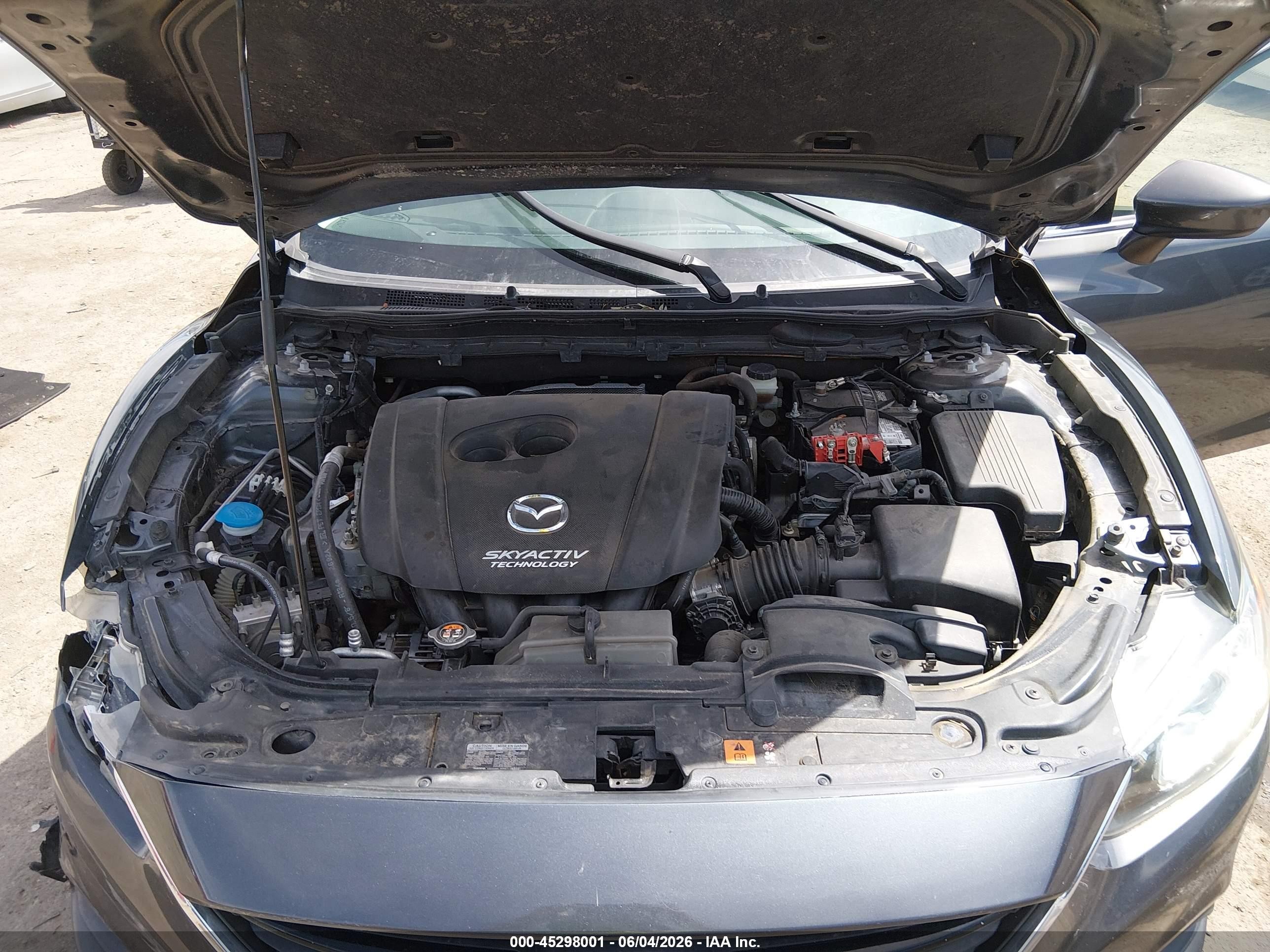 2014 Mazda Mazda6 I Touring Gray vin: JM1GJ1V58E1107174
