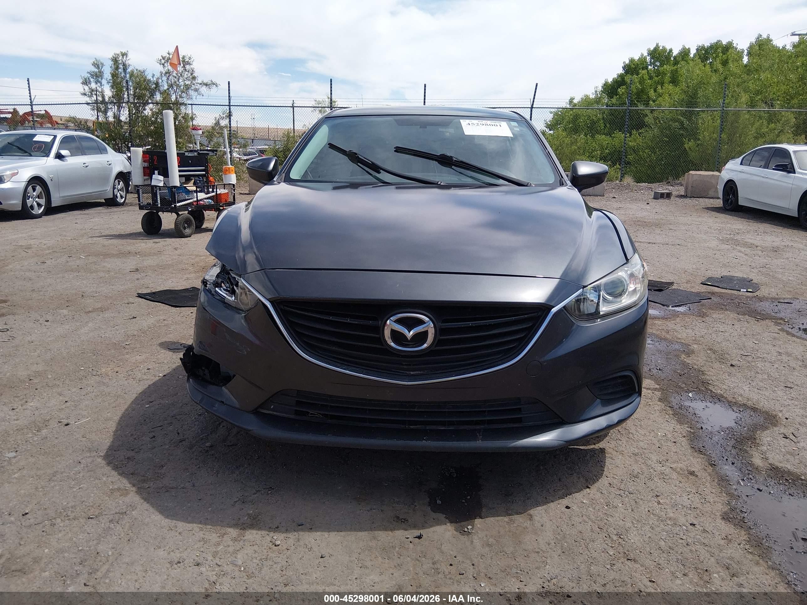 2014 Mazda Mazda6 I Touring Gray vin: JM1GJ1V58E1107174