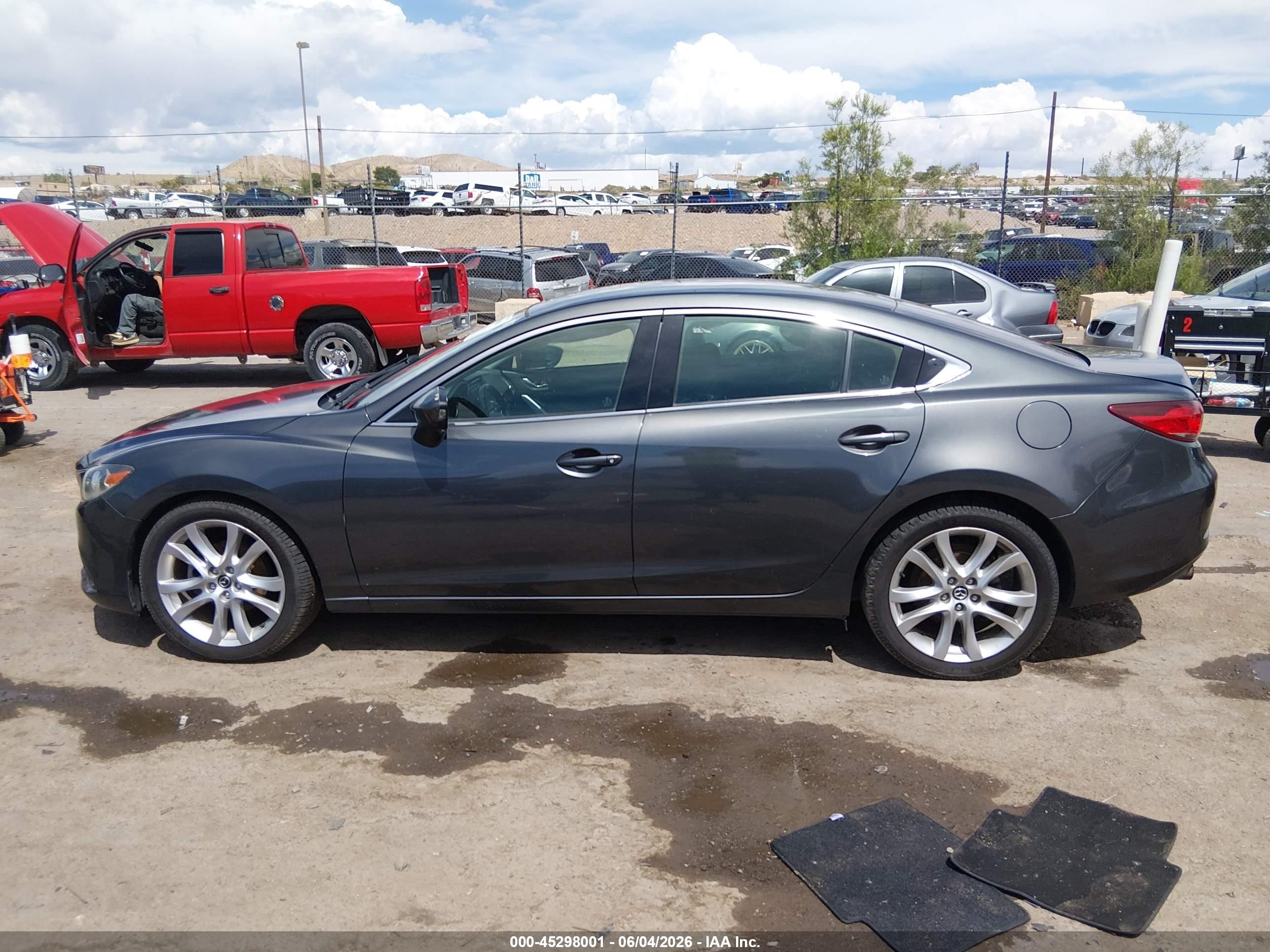 2014 Mazda Mazda6 I Touring Gray vin: JM1GJ1V58E1107174
