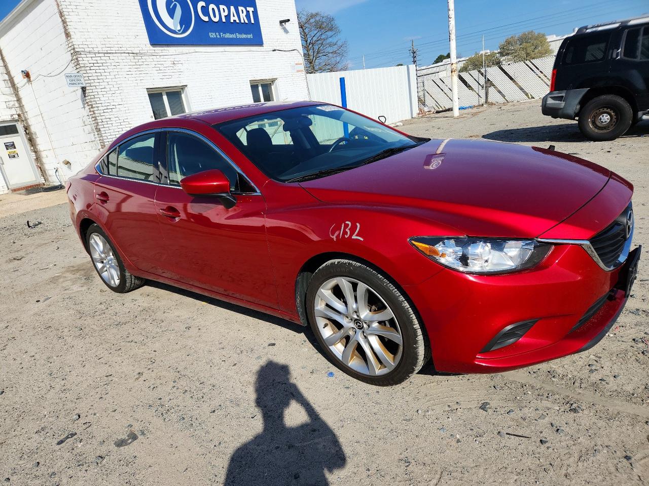 2015 Mazda 6 Touring Red vin: JM1GJ1V58F1185391
