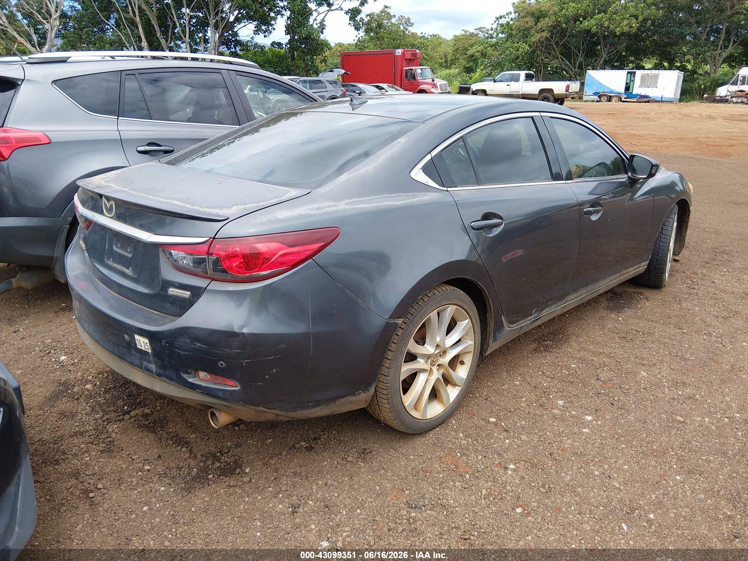 2015 Mazda Mazda6 I Touring Black vin: JM1GJ1V58F1197685