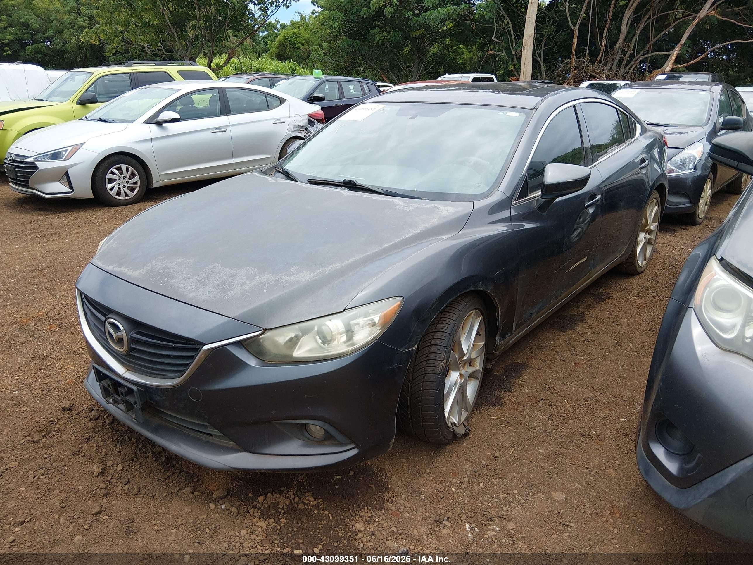 2015 Mazda Mazda6 I Touring Black vin: JM1GJ1V58F1197685
