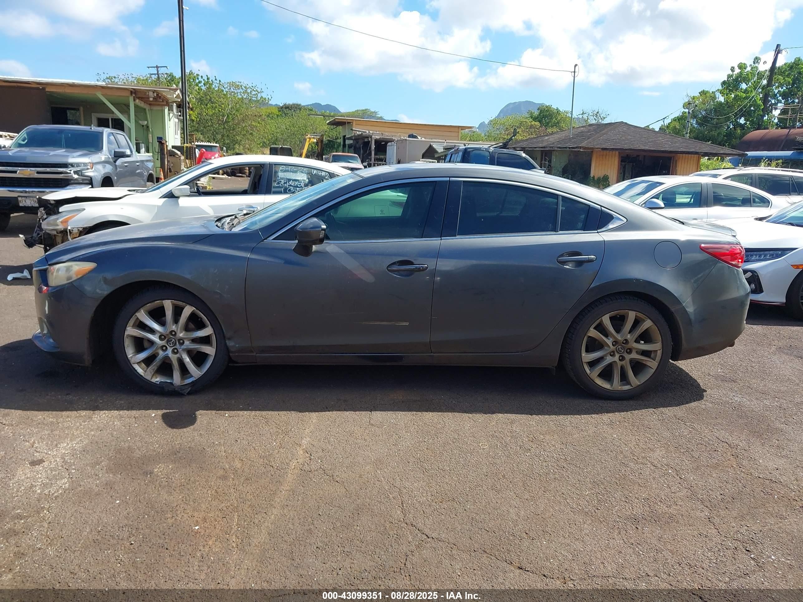 2015 Mazda Mazda6 I Touring Black vin: JM1GJ1V58F1197685