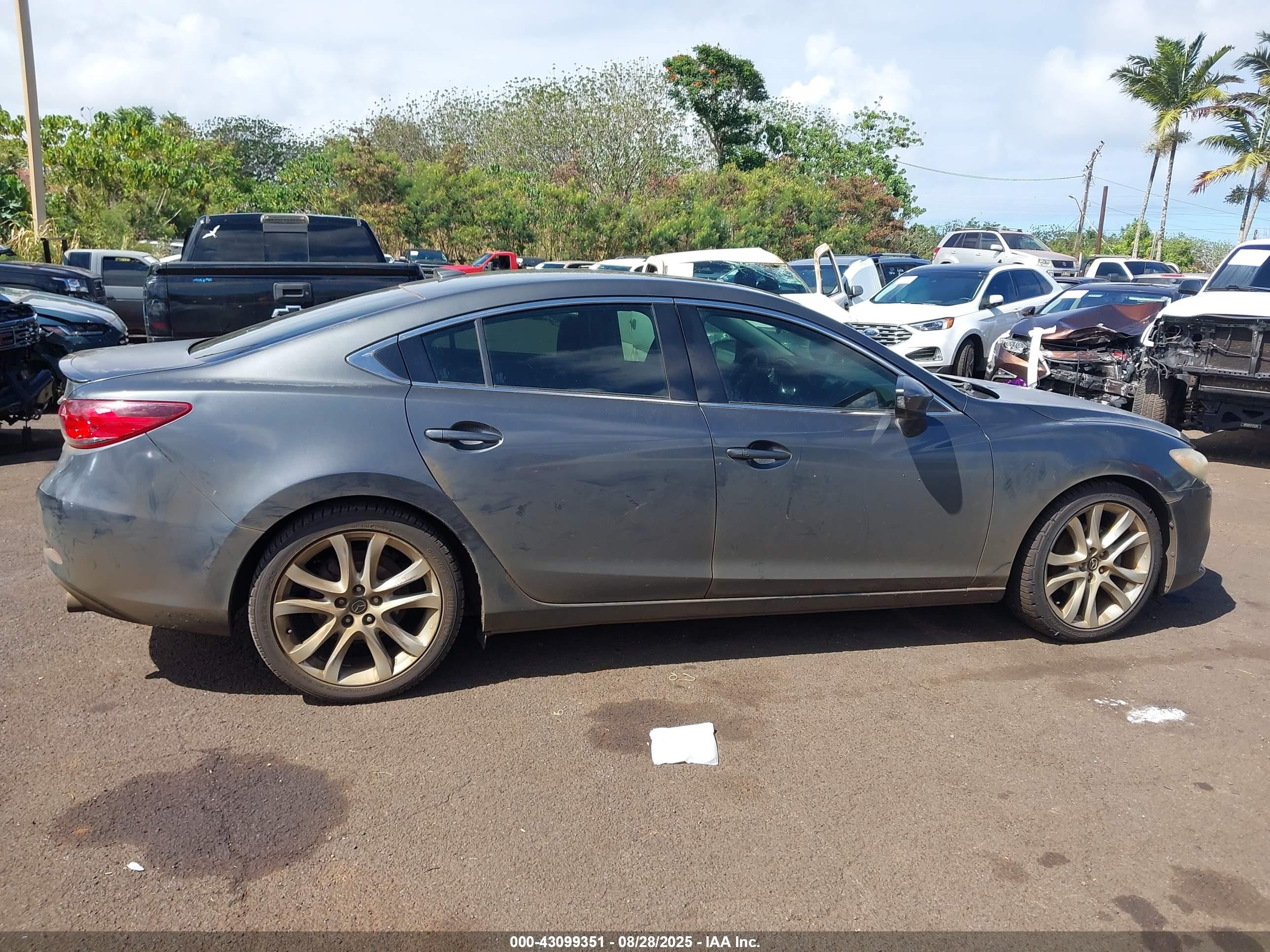 2015 Mazda Mazda6 I Touring Black vin: JM1GJ1V58F1197685