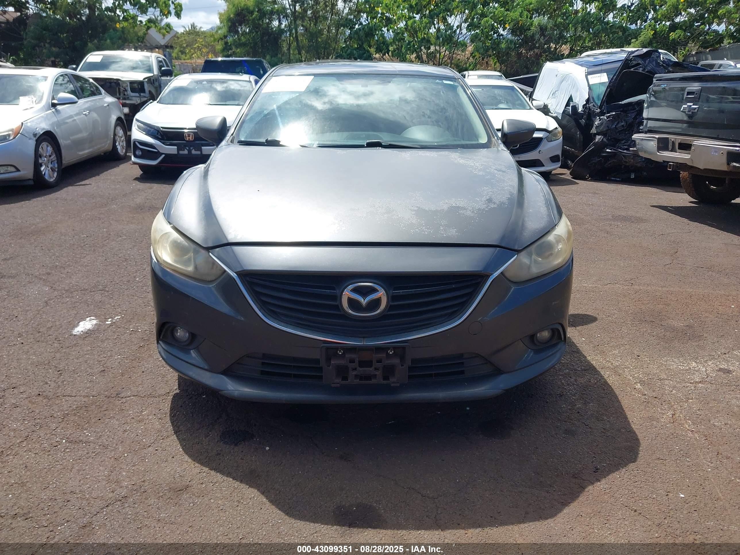 2015 Mazda Mazda6 I Touring Black vin: JM1GJ1V58F1197685