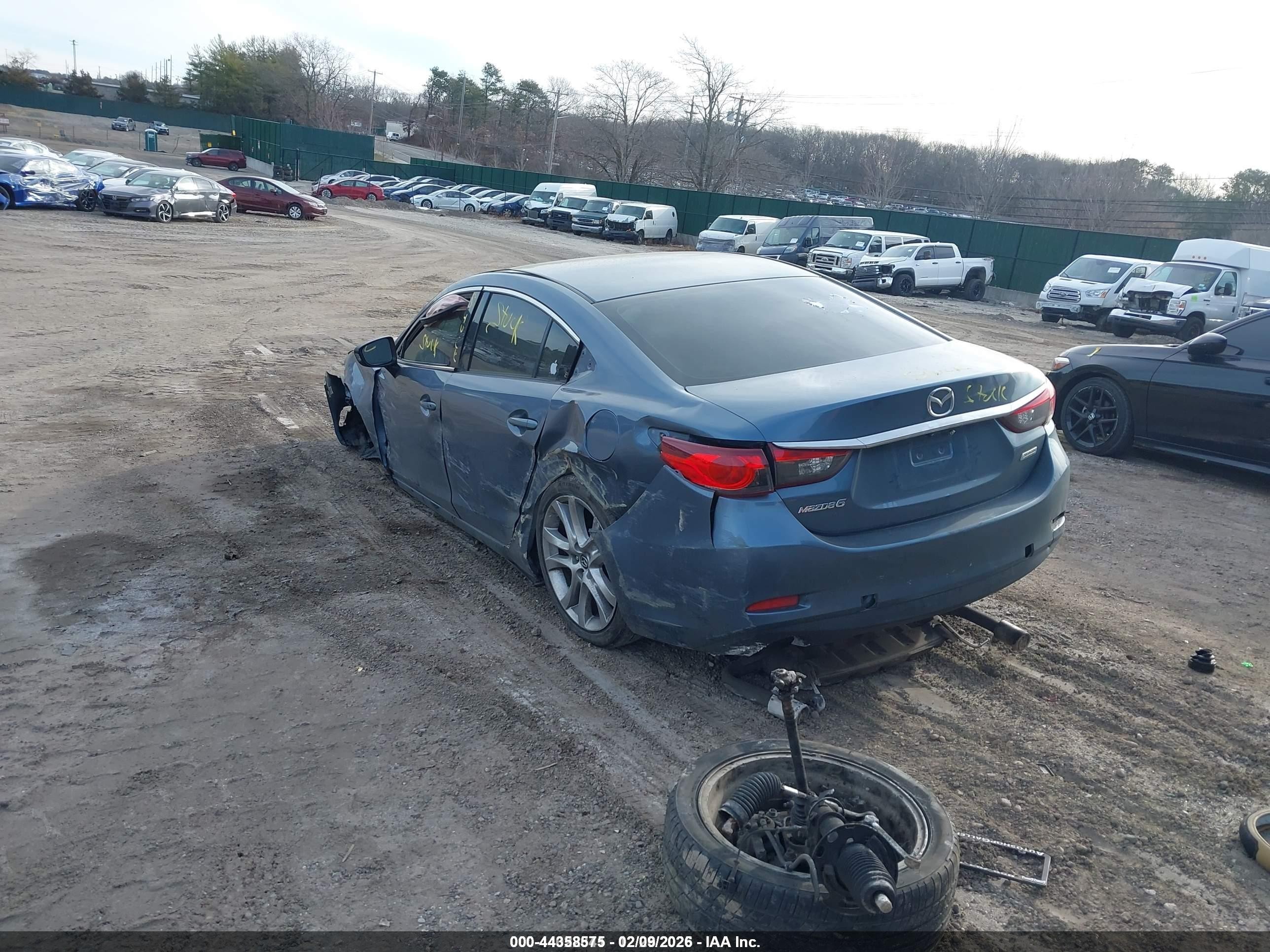 2015 Mazda Mazda6 I Touring Light Blue vin: JM1GJ1V58F1217742