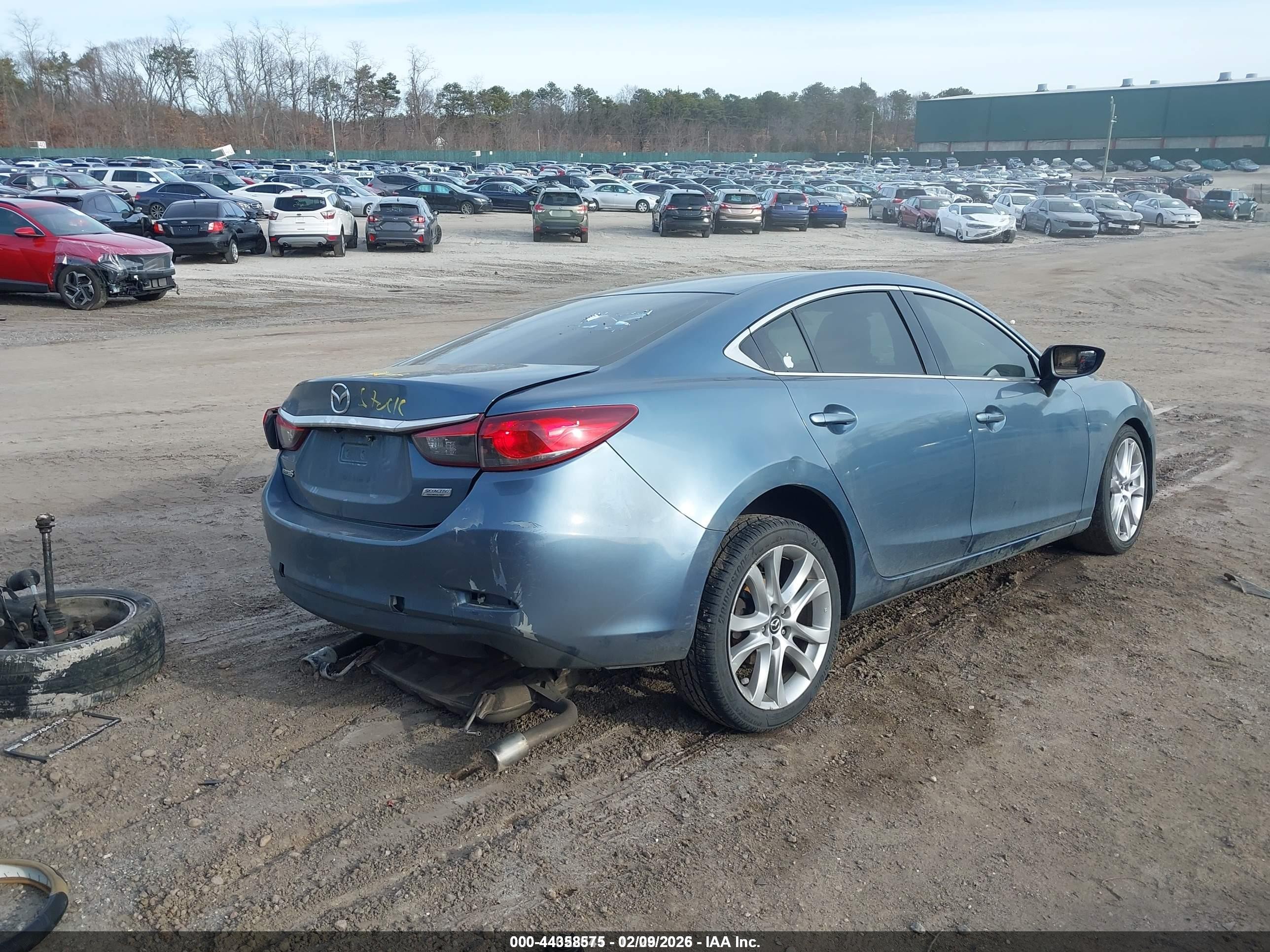 2015 Mazda Mazda6 I Touring Light Blue vin: JM1GJ1V58F1217742