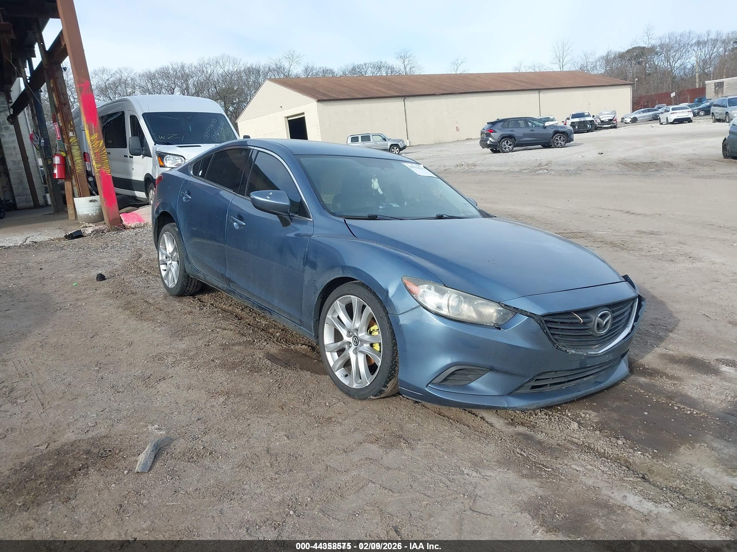 2015 Mazda Mazda6 I Touring Light Blue vin: JM1GJ1V58F1217742