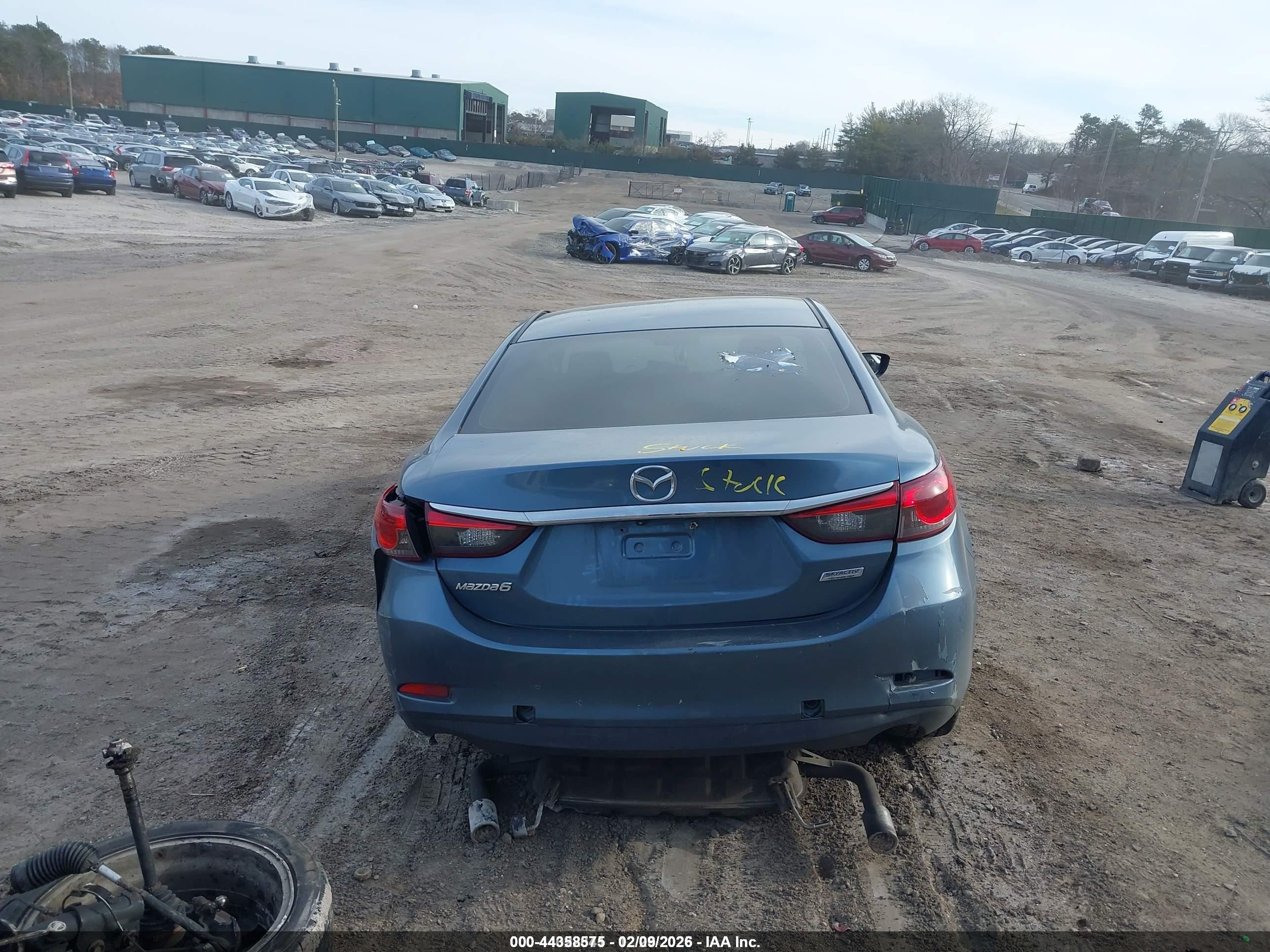 2015 Mazda Mazda6 I Touring Light Blue vin: JM1GJ1V58F1217742