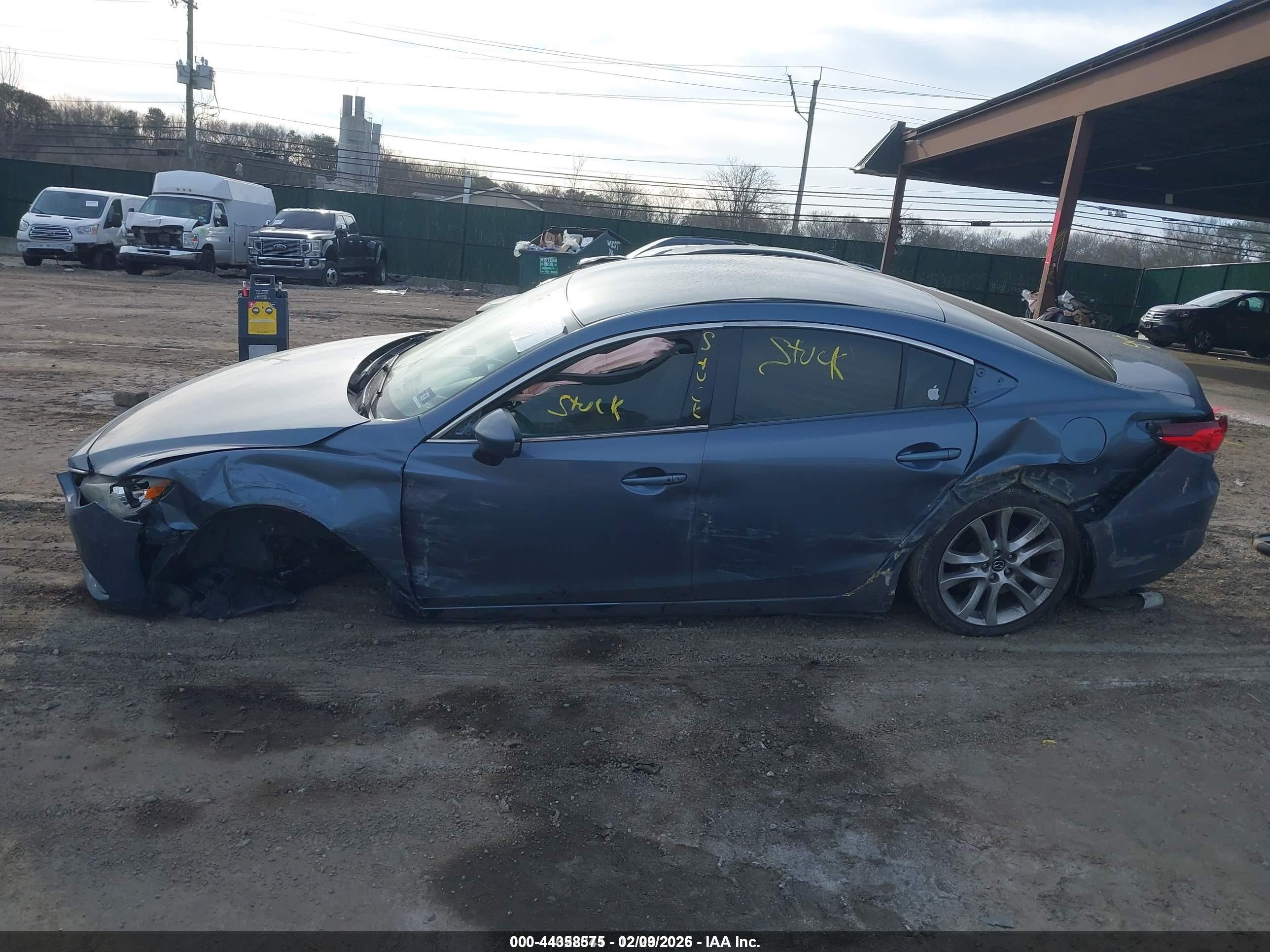 2015 Mazda Mazda6 I Touring Light Blue vin: JM1GJ1V58F1217742