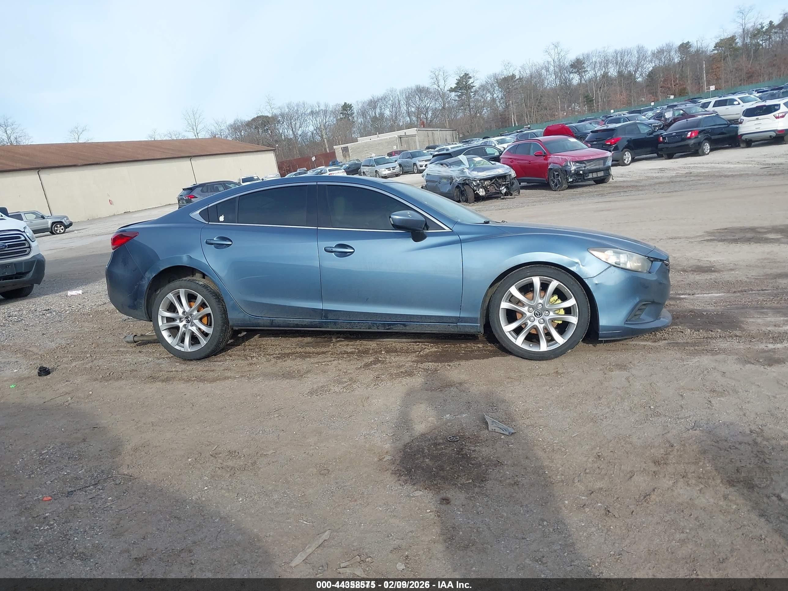 2015 Mazda Mazda6 I Touring Light Blue vin: JM1GJ1V58F1217742