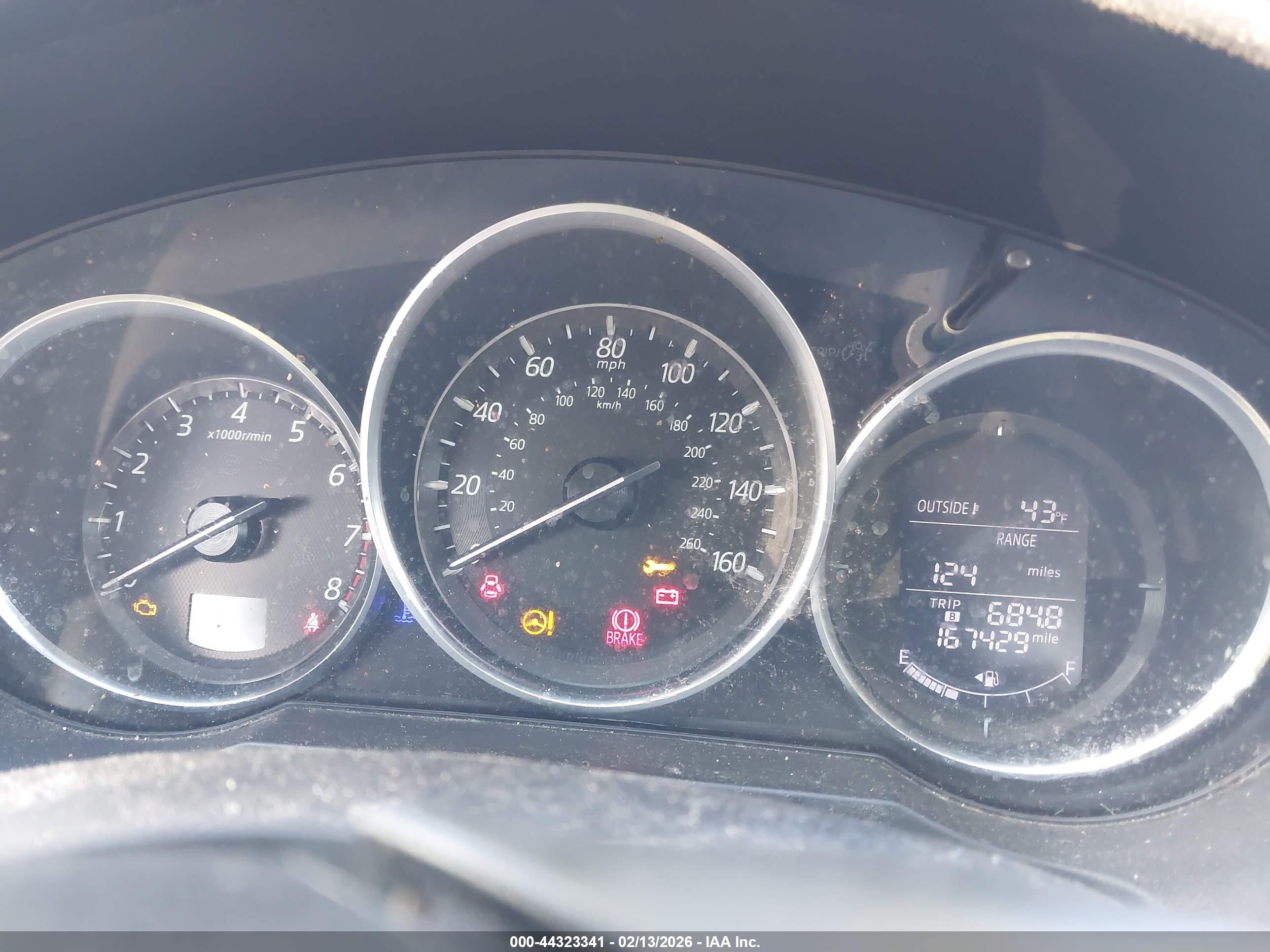 2016 Mazda Mazda6 I Touring Синий vin: JM1GJ1V58G1436640