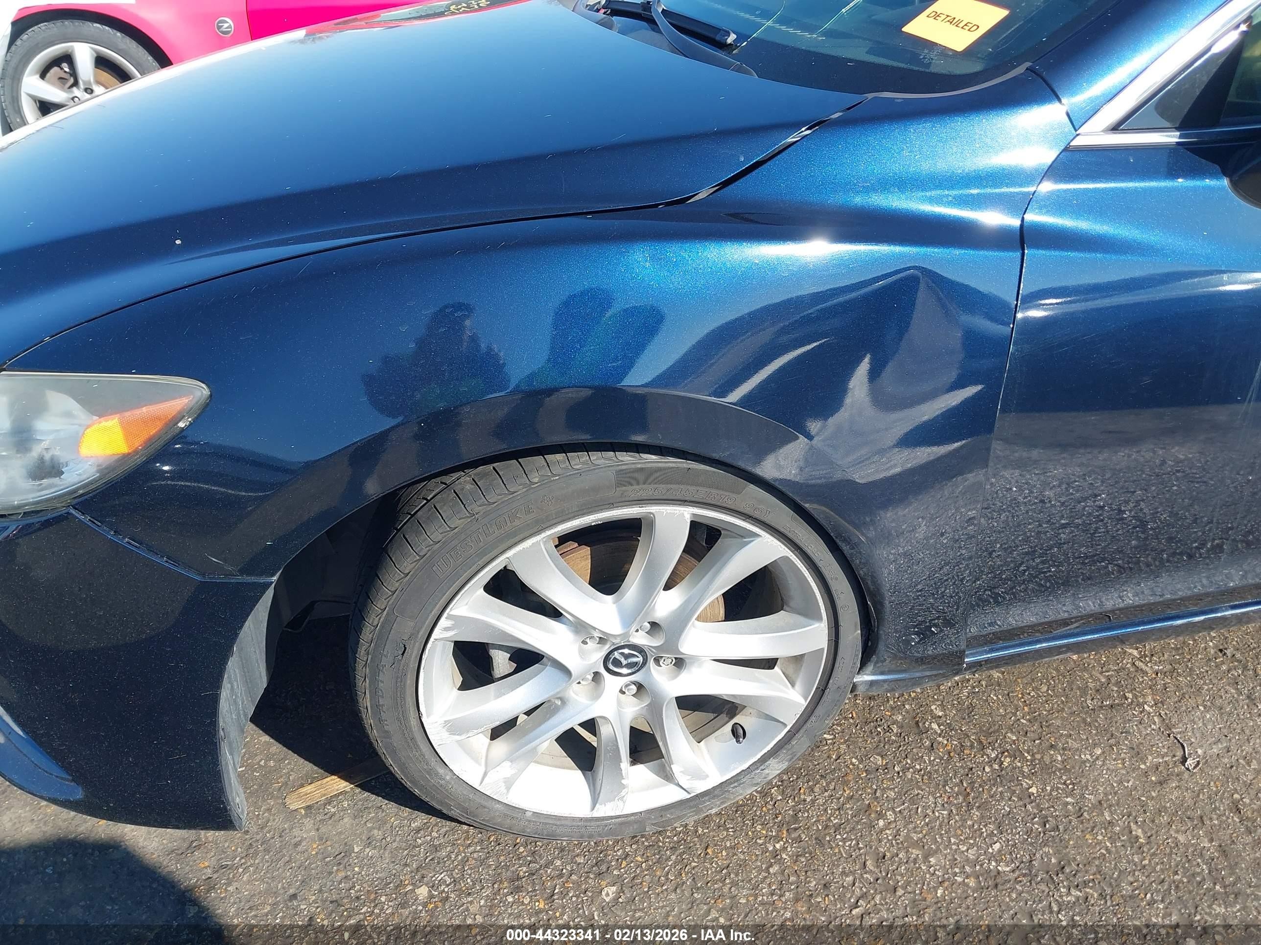 2016 Mazda Mazda6 I Touring Синий vin: JM1GJ1V58G1436640