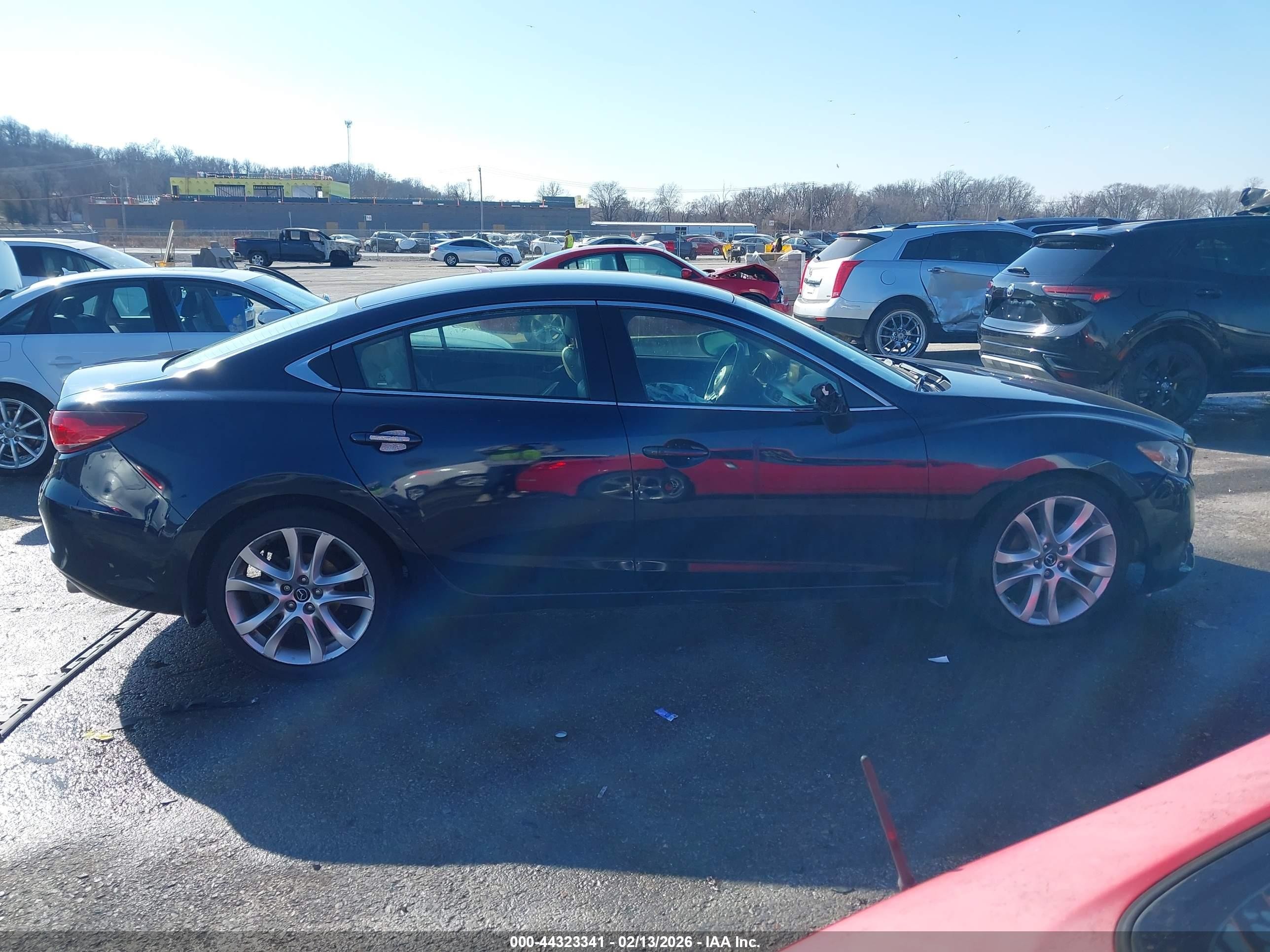 2016 Mazda Mazda6 I Touring Синий vin: JM1GJ1V58G1436640