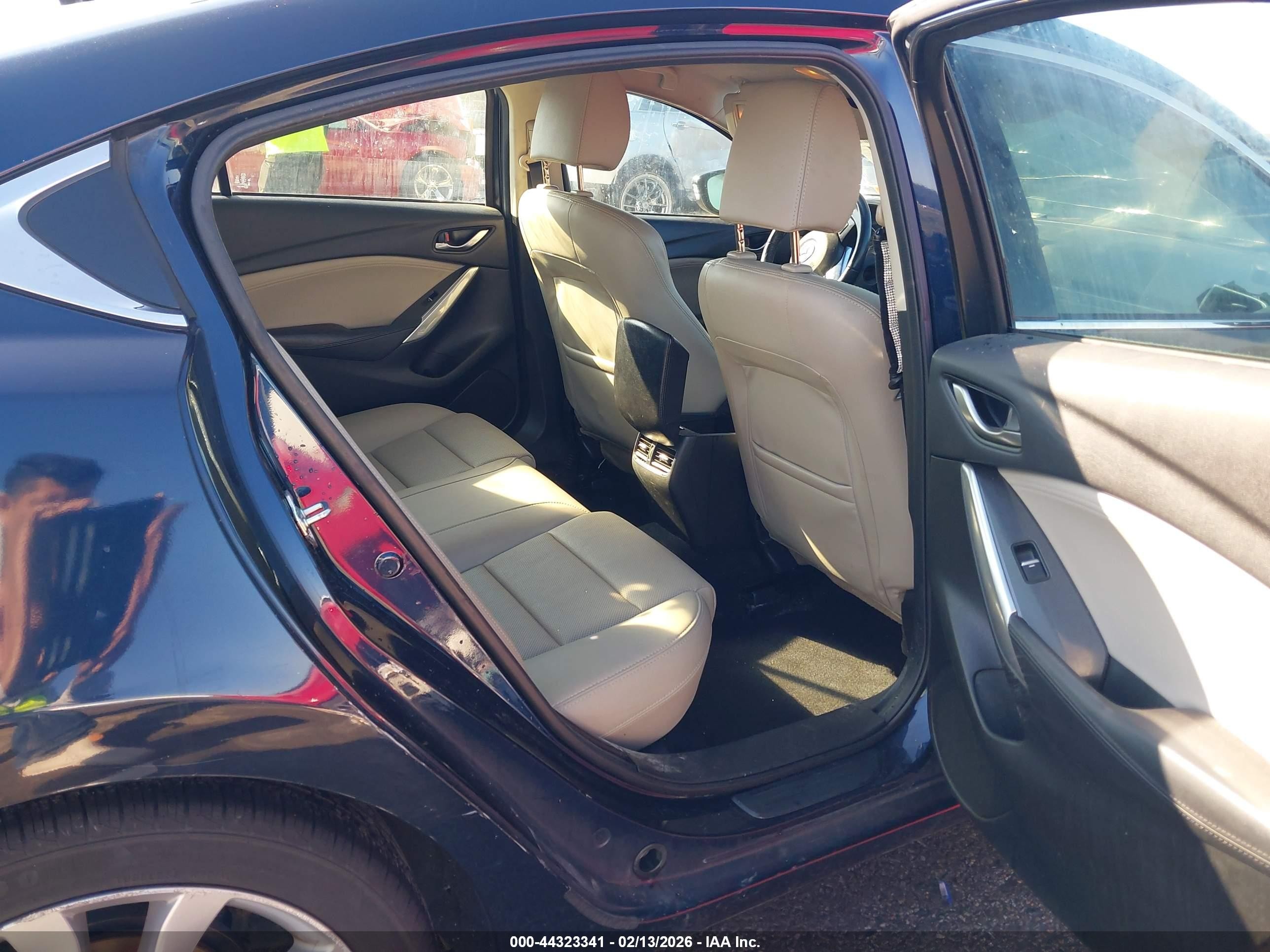 2016 Mazda Mazda6 I Touring Синий vin: JM1GJ1V58G1436640