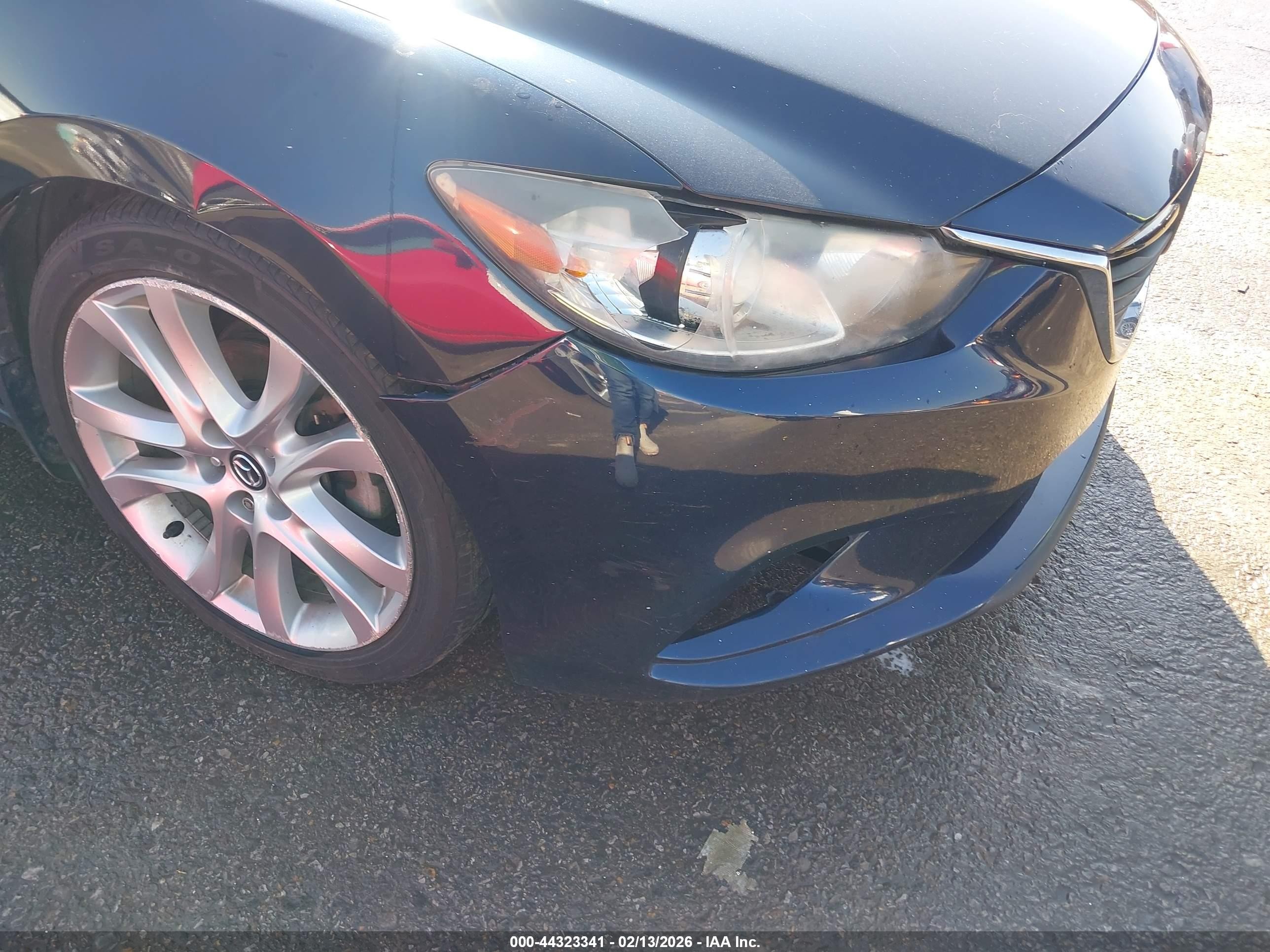 2016 Mazda Mazda6 I Touring Синий vin: JM1GJ1V58G1436640