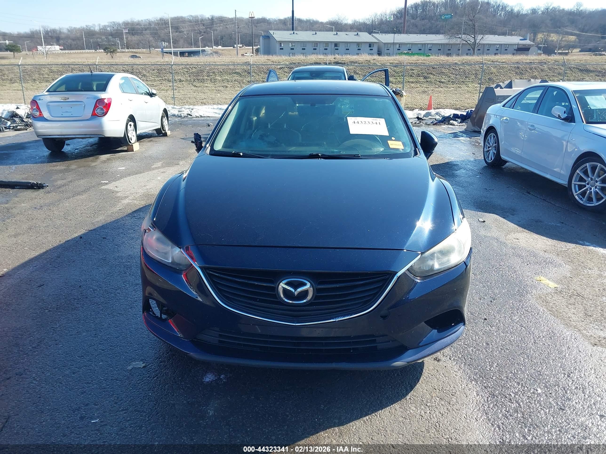 2016 Mazda Mazda6 I Touring Синий vin: JM1GJ1V58G1436640