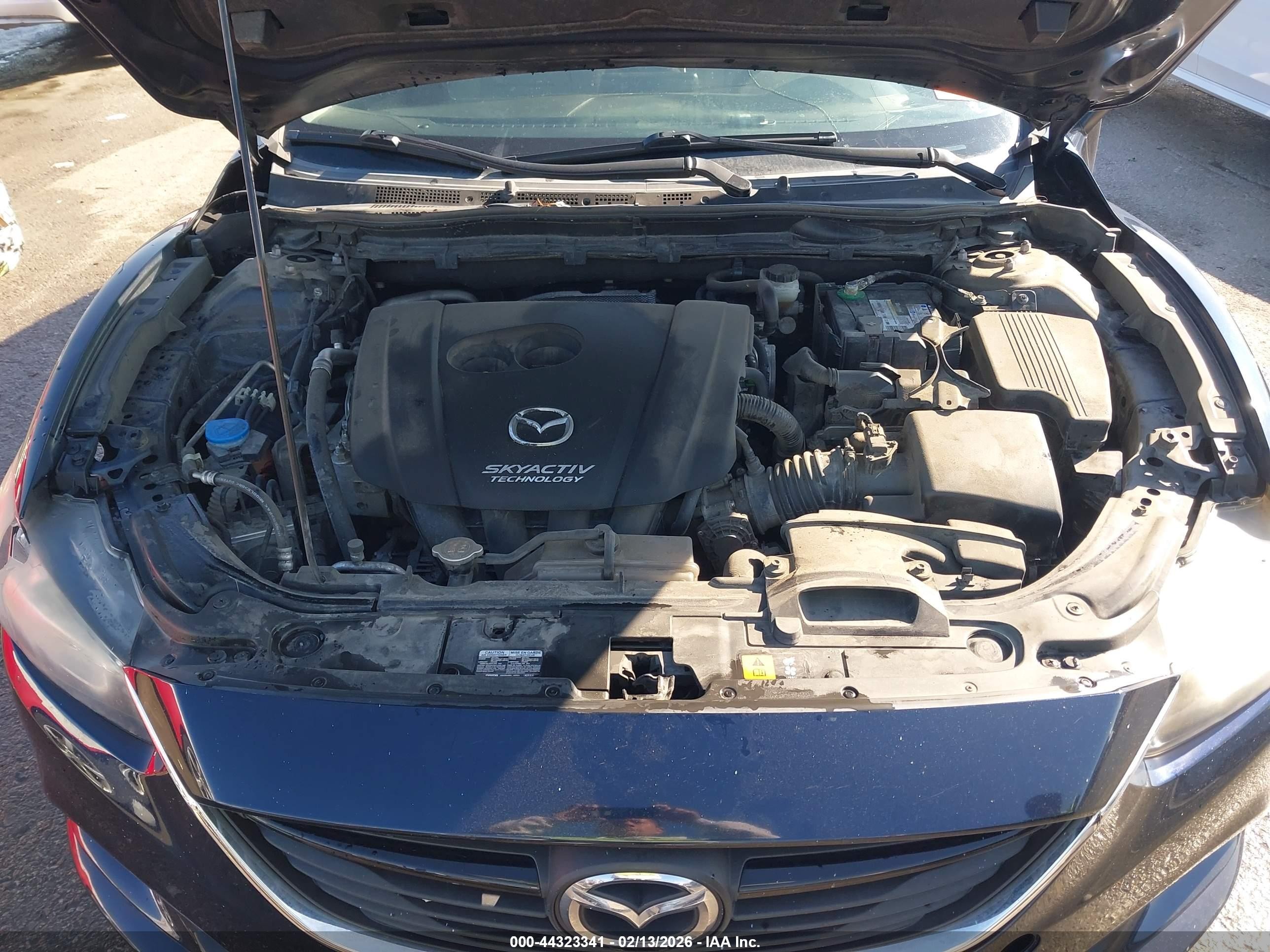 2016 Mazda Mazda6 I Touring Синий vin: JM1GJ1V58G1436640