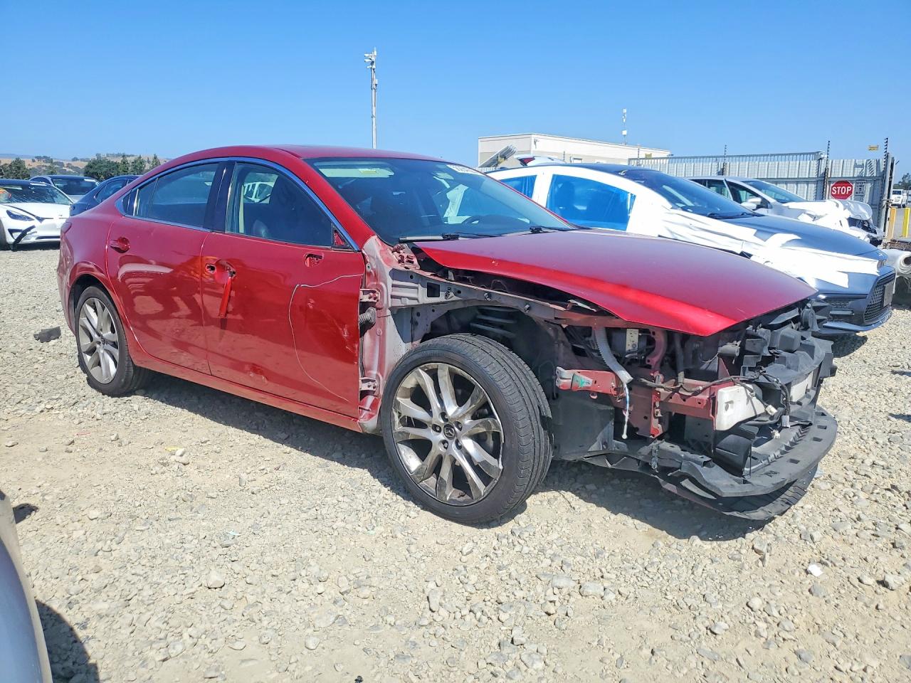 2015 Mazda 6 Touring Red vin: JM1GJ1V59F1186713