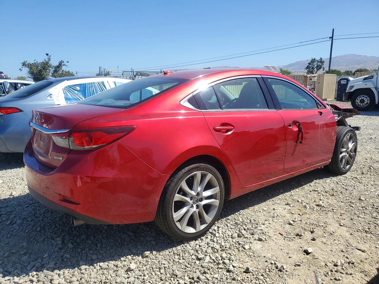 2015 Mazda 6 Touring Red vin: JM1GJ1V59F1186713