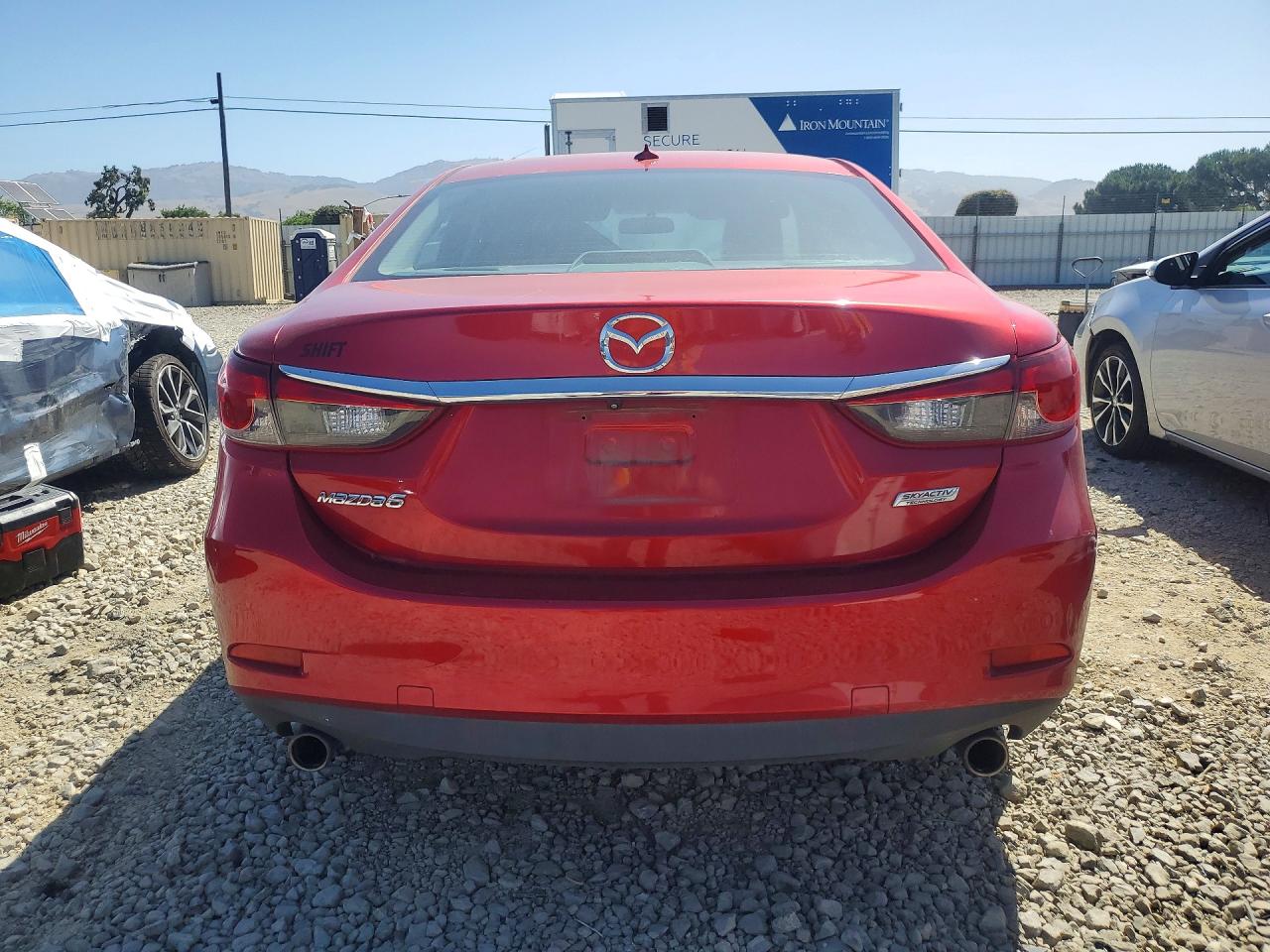 2015 Mazda 6 Touring Red vin: JM1GJ1V59F1186713