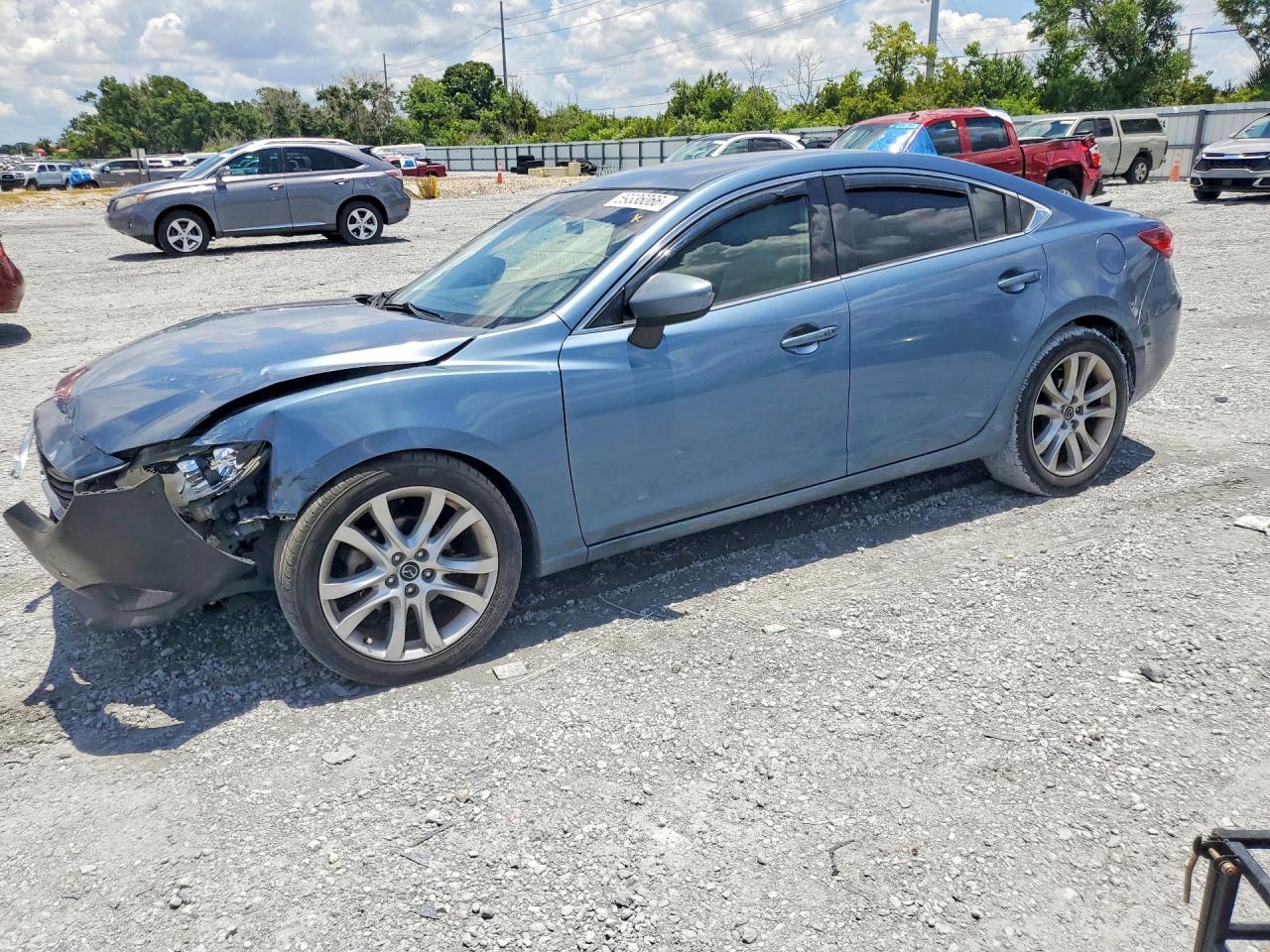 2015 Mazda 6 Touring Gray vin: JM1GJ1V59F1199090