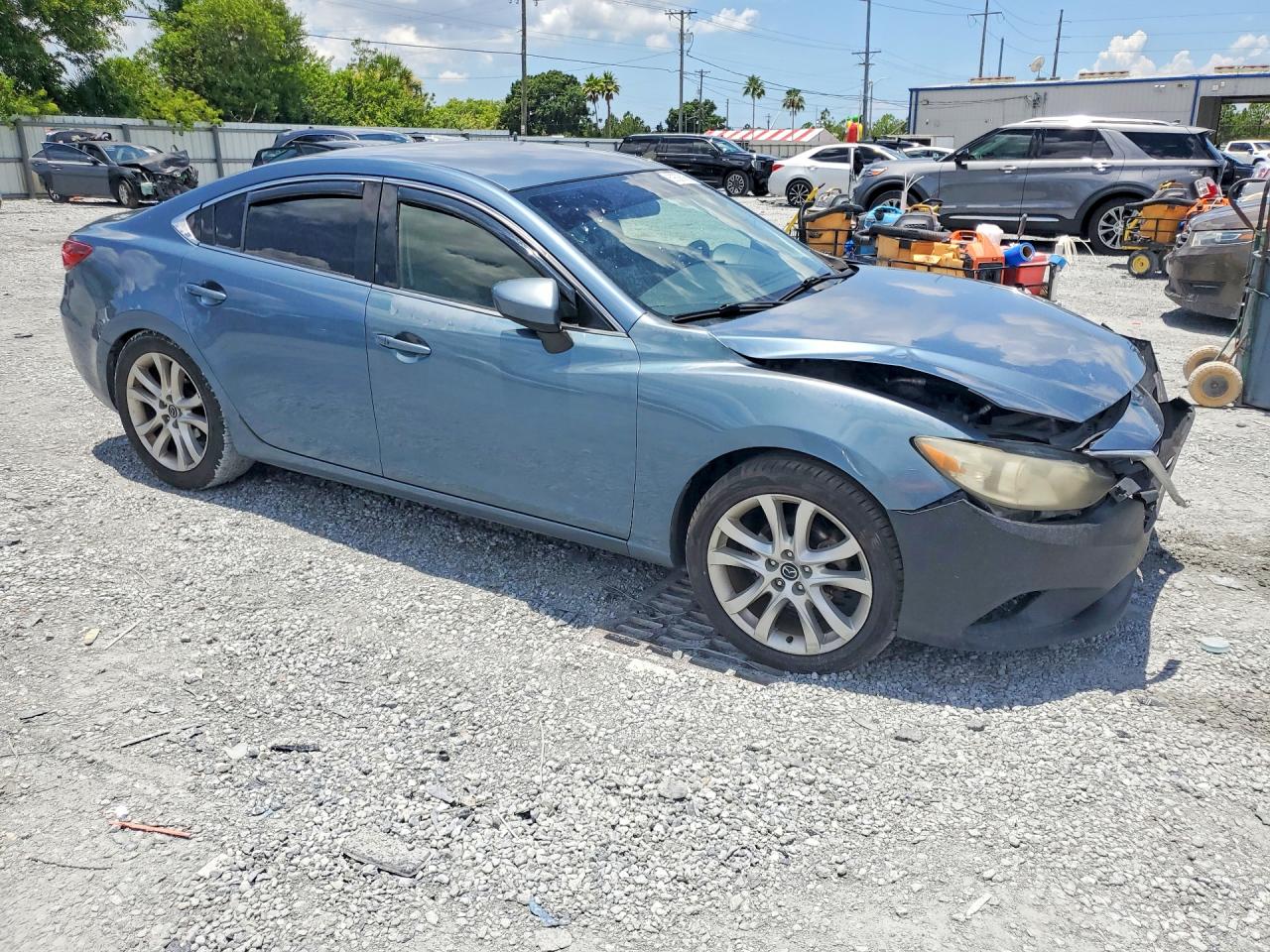 2015 Mazda 6 Touring Gray vin: JM1GJ1V59F1199090