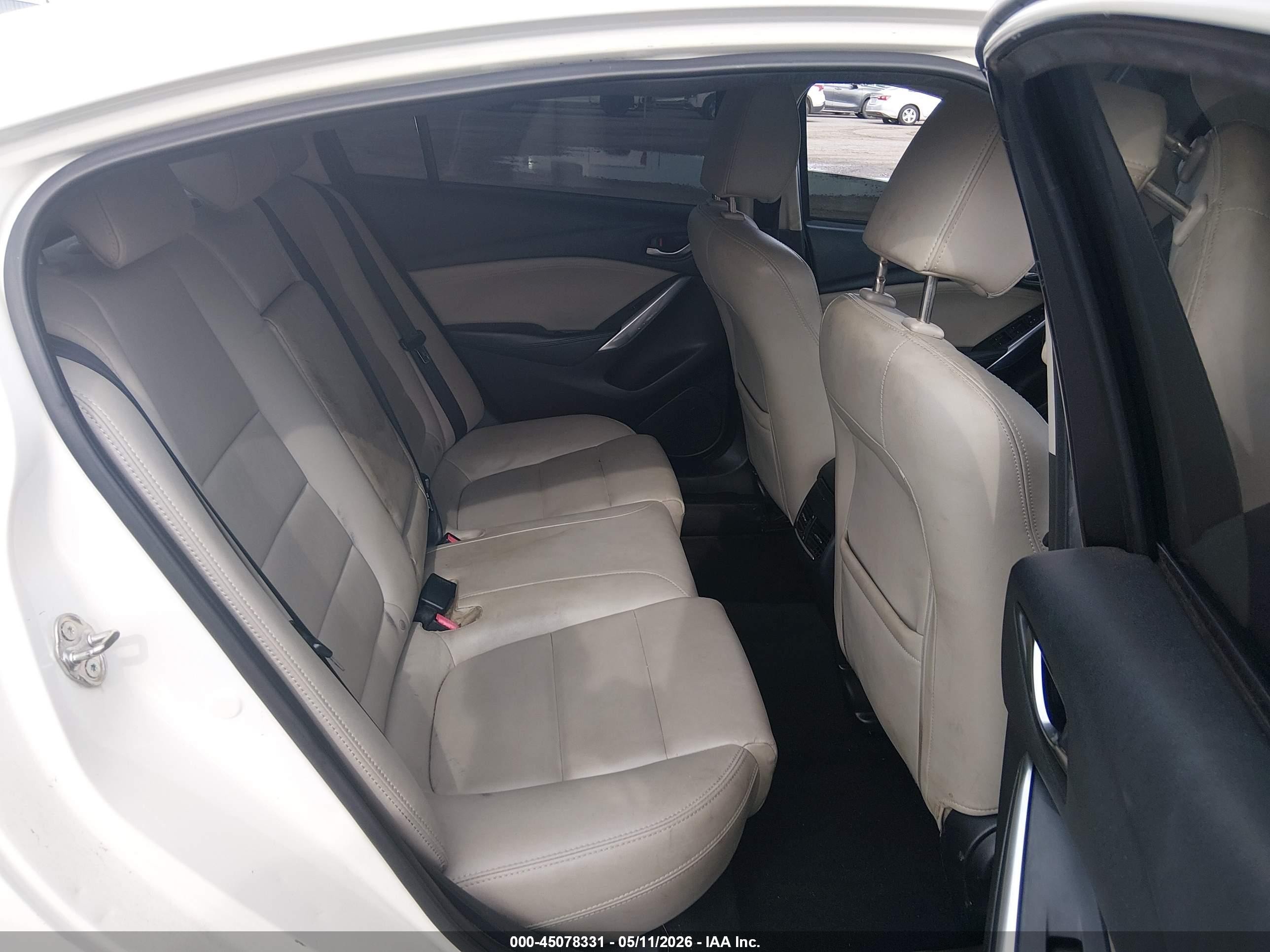 2015 Mazda Mazda6 I Touring White vin: JM1GJ1V59F1200318