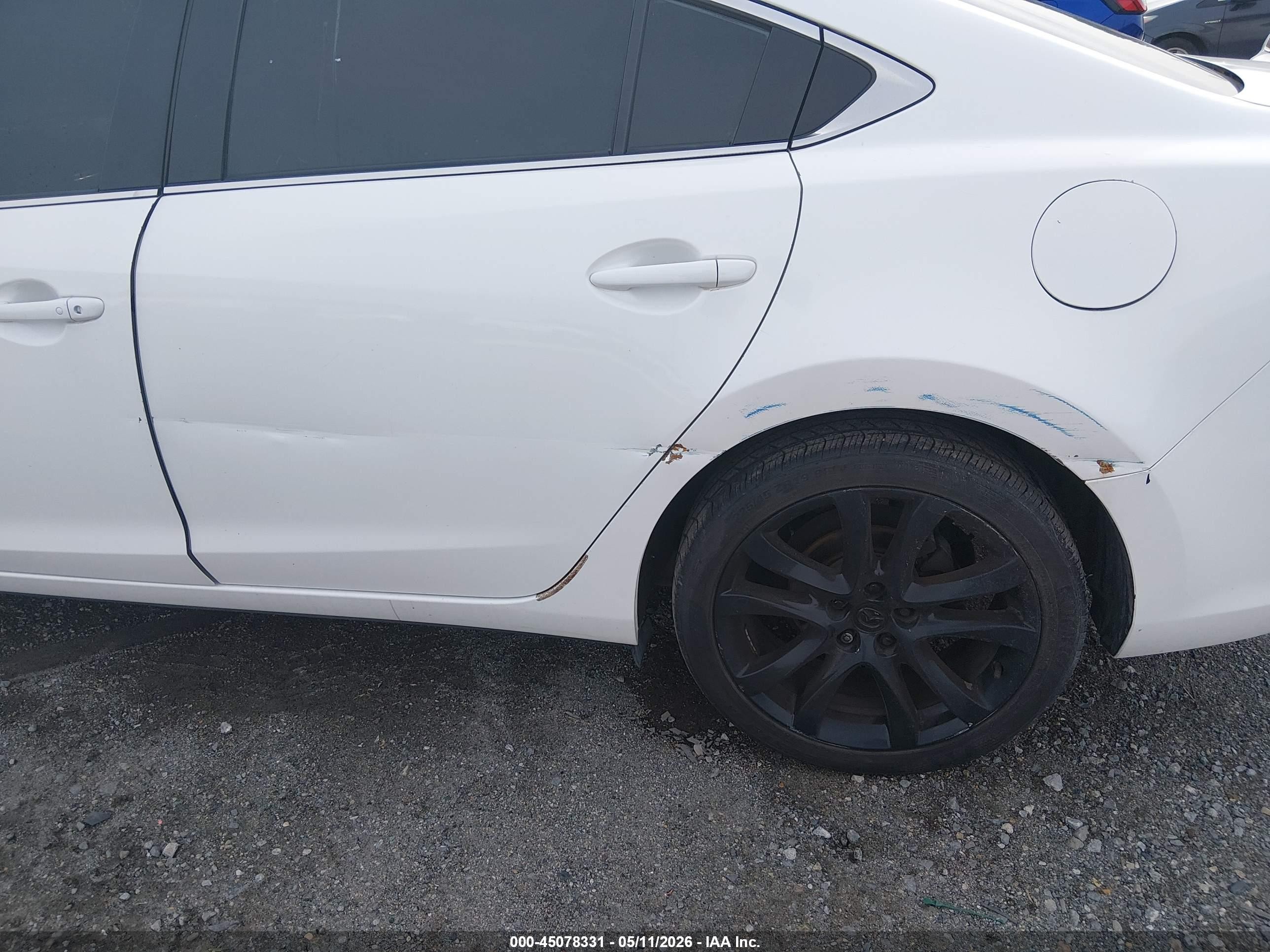 2015 Mazda Mazda6 I Touring White vin: JM1GJ1V59F1200318
