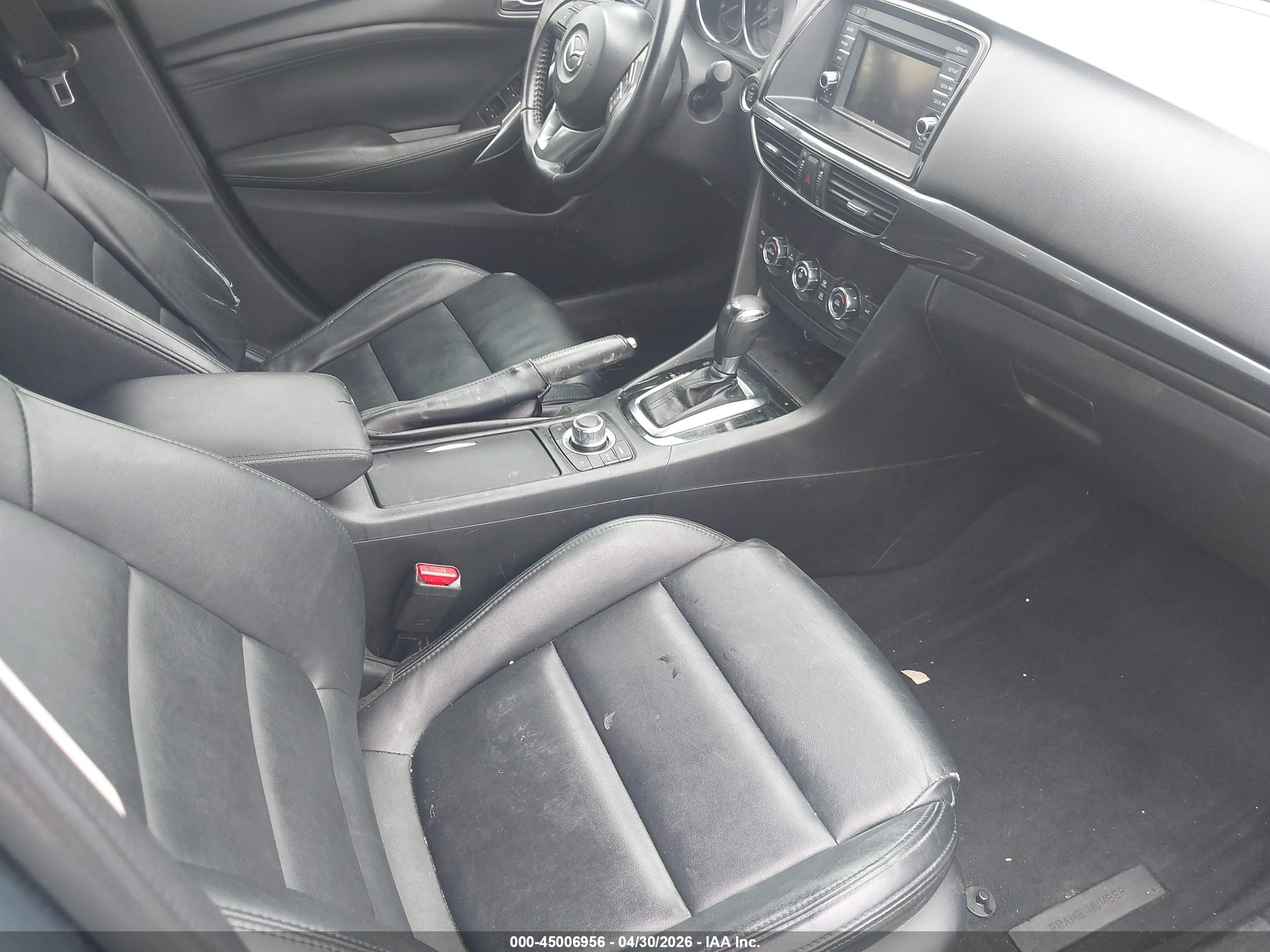 2015 Mazda Mazda6 I Touring Light Blue vin: JM1GJ1V5XF1183125
