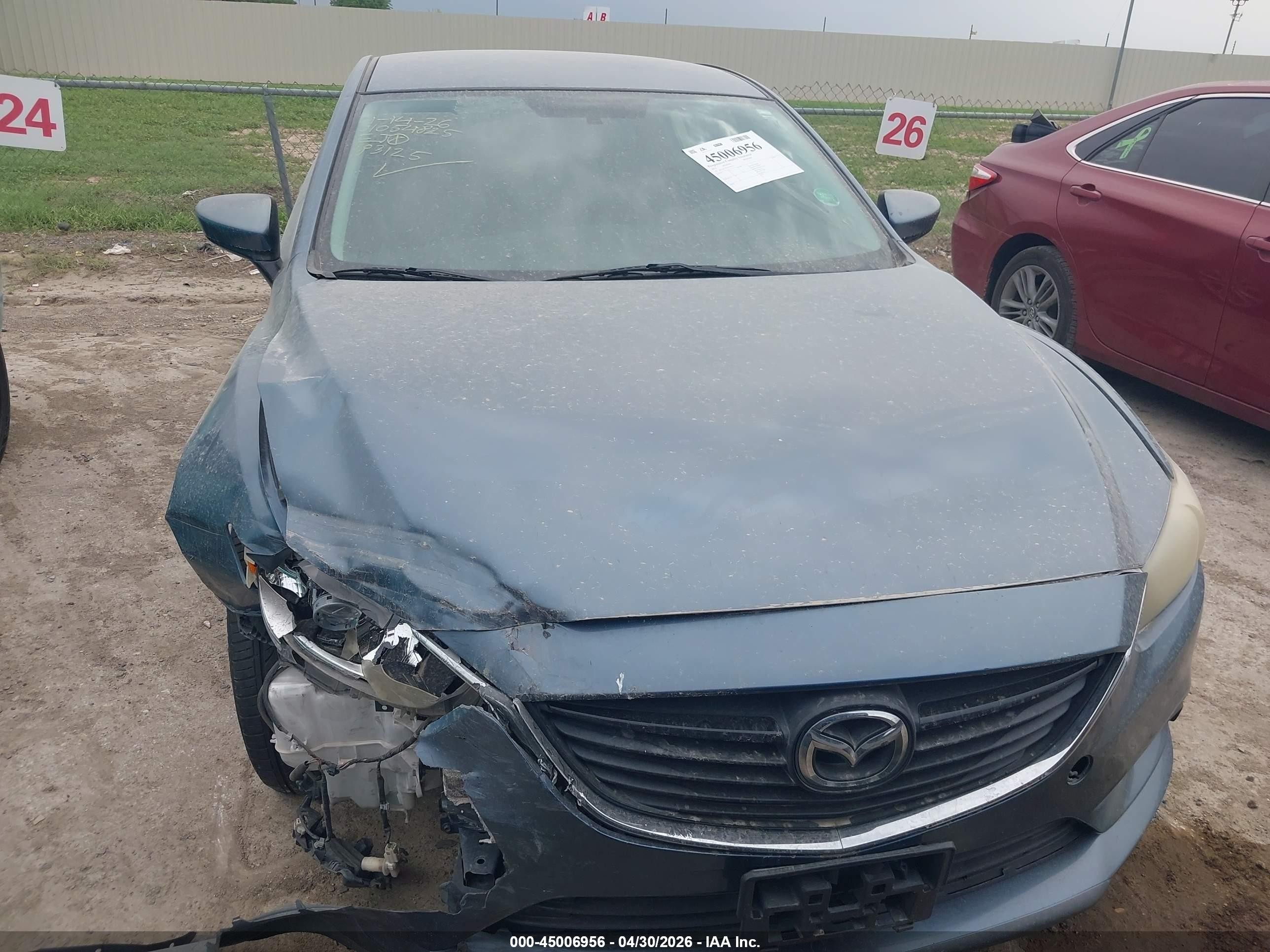 2015 Mazda Mazda6 I Touring Light Blue vin: JM1GJ1V5XF1183125