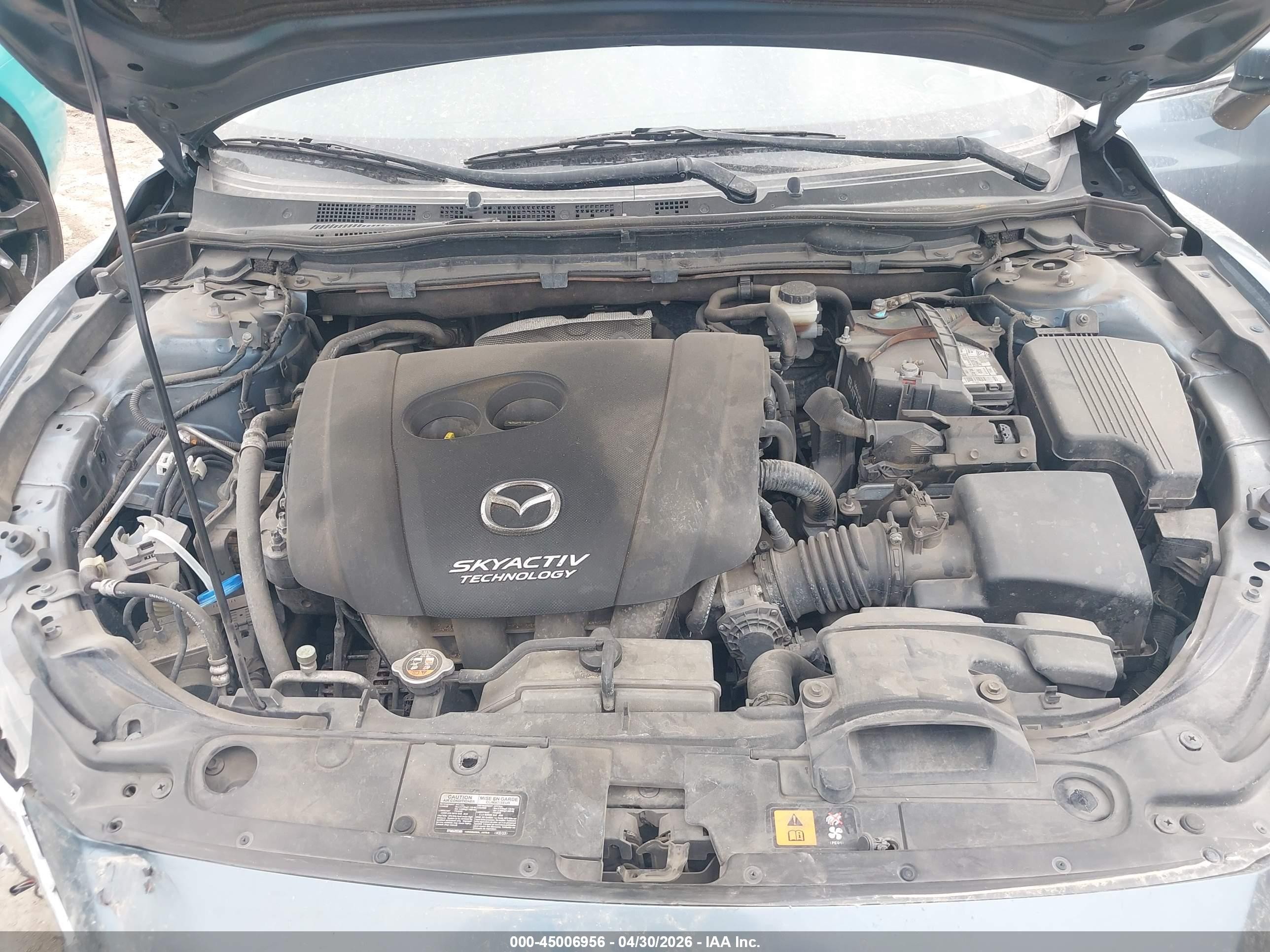 2015 Mazda Mazda6 I Touring Light Blue vin: JM1GJ1V5XF1183125