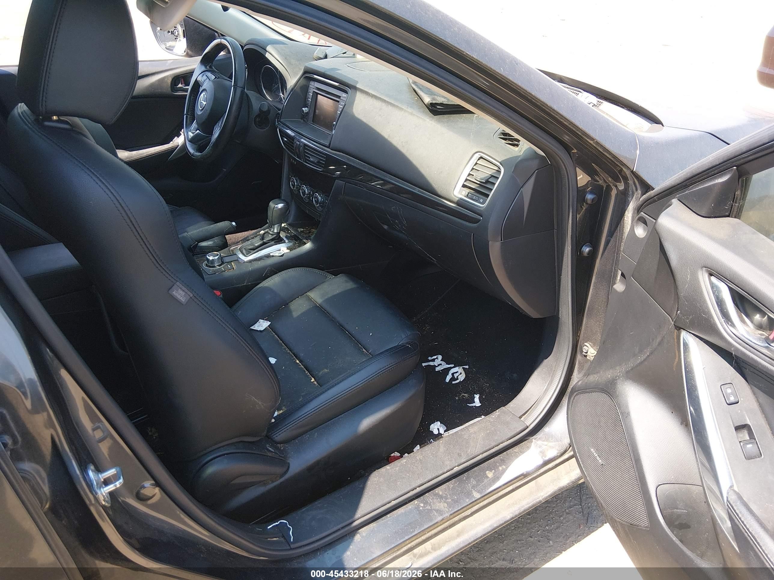 2015 Mazda Mazda6 I Touring Gray vin: JM1GJ1V5XF1186607