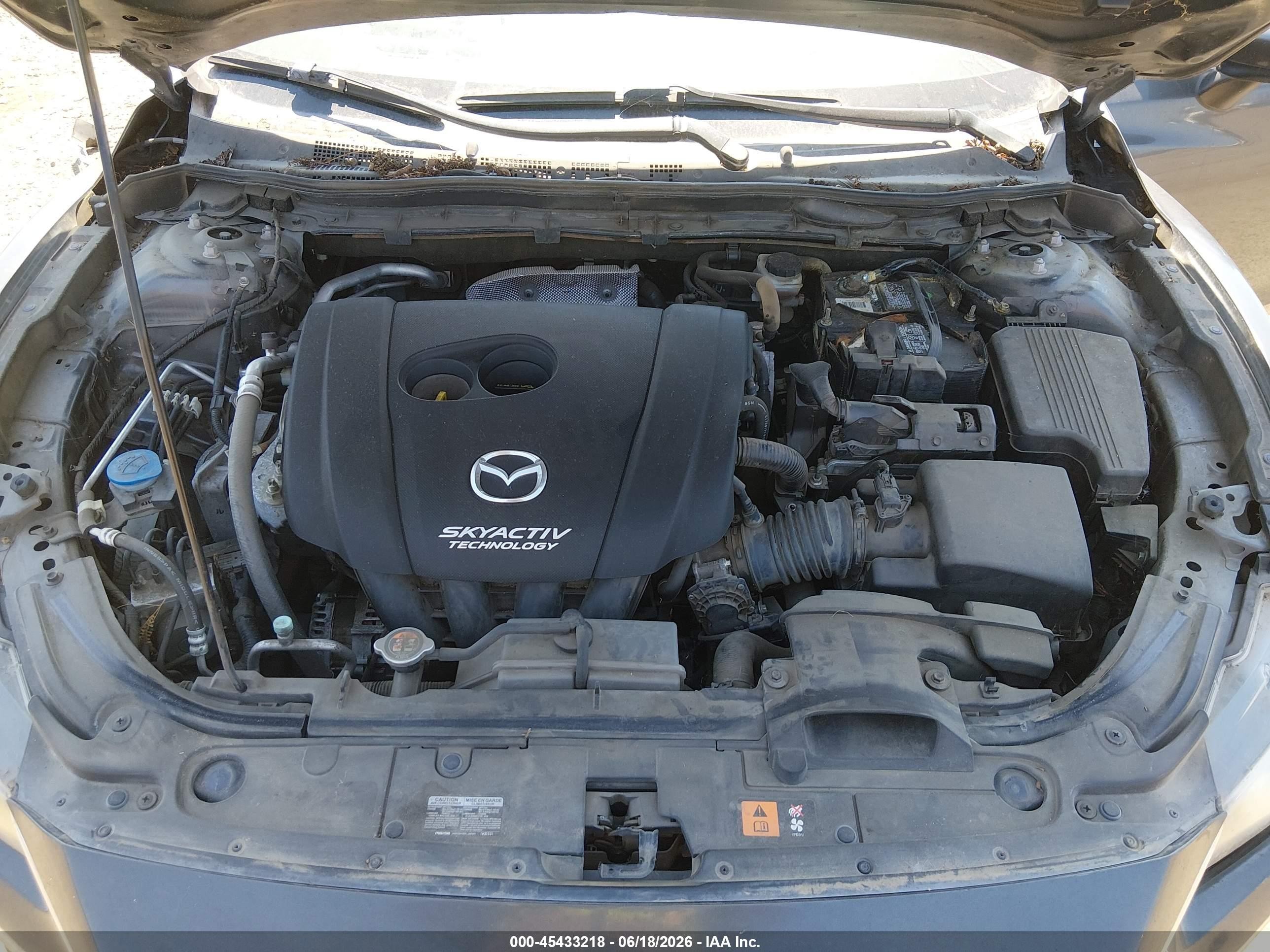 2015 Mazda Mazda6 I Touring Gray vin: JM1GJ1V5XF1186607