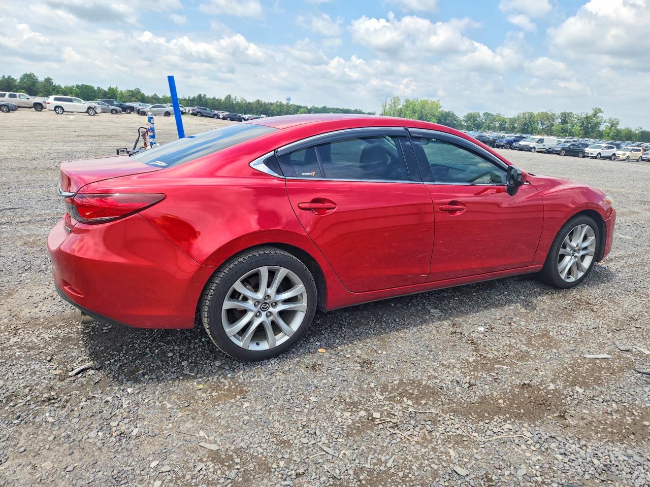 2015 Mazda 6 Touring Red vin: JM1GJ1V5XF1200537
