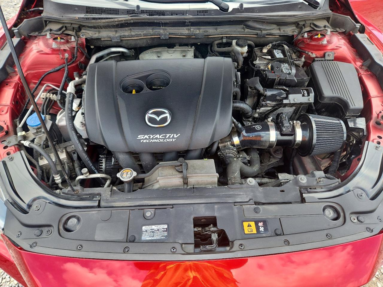 2015 Mazda 6 Touring Red vin: JM1GJ1V5XF1200537
