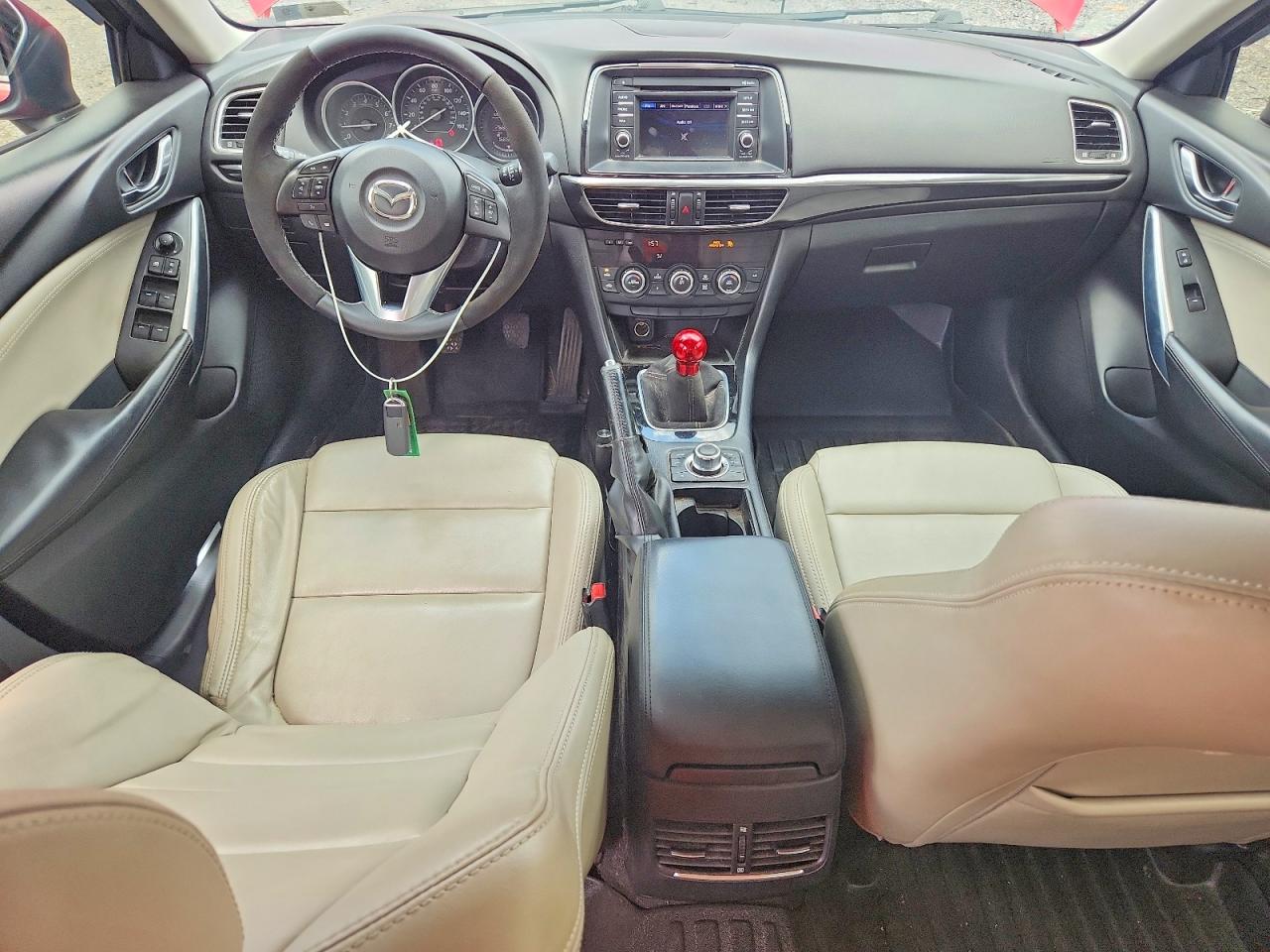 2015 Mazda 6 Touring Red vin: JM1GJ1V5XF1200537