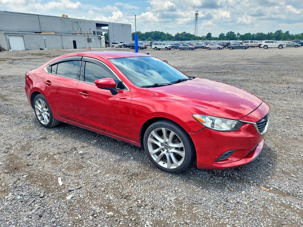 2015 Mazda 6 Touring Red vin: JM1GJ1V5XF1200537