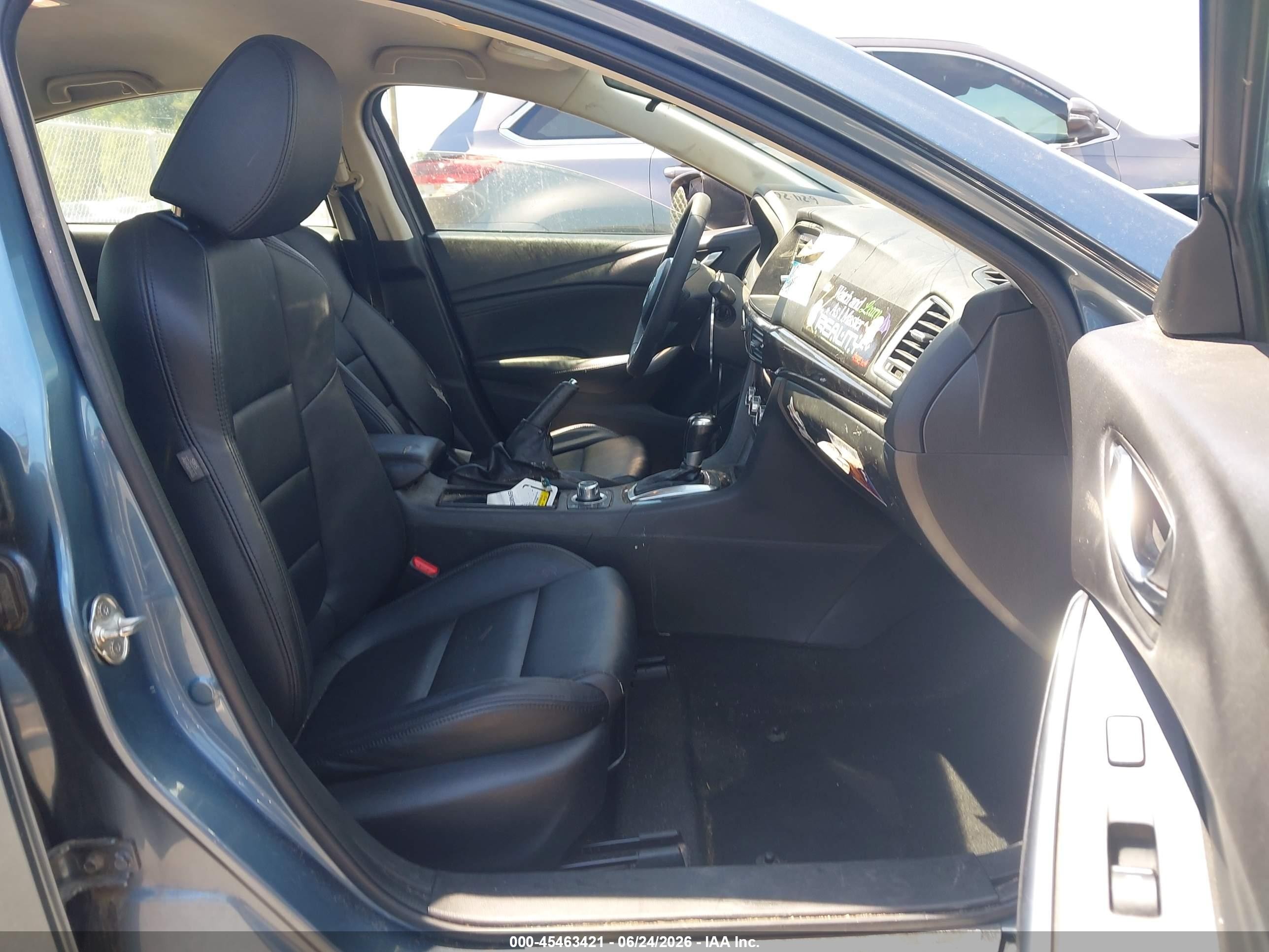2015 Mazda Mazda6 I Touring Light Blue vin: JM1GJ1V5XF1211912