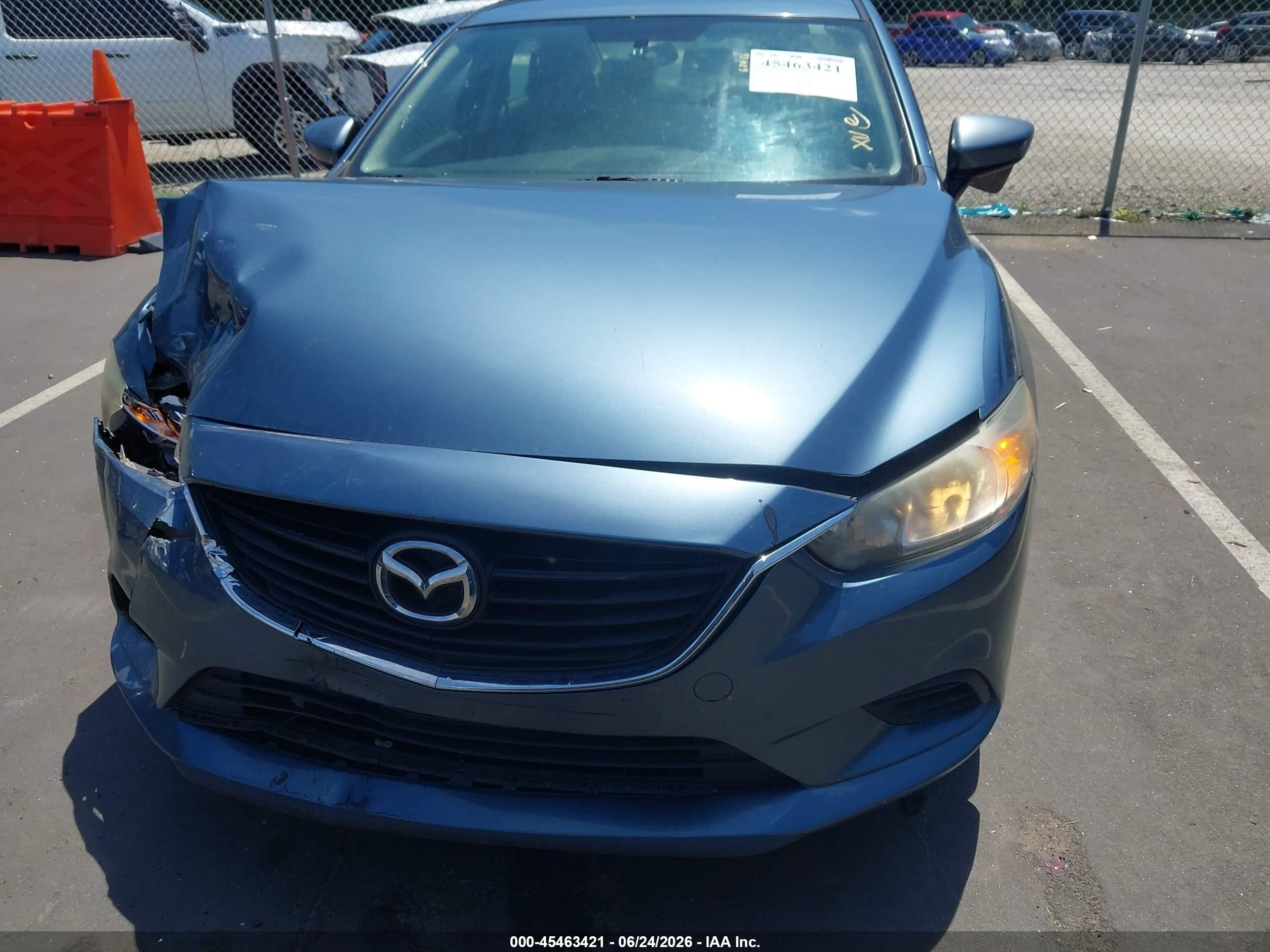 2015 Mazda Mazda6 I Touring Light Blue vin: JM1GJ1V5XF1211912